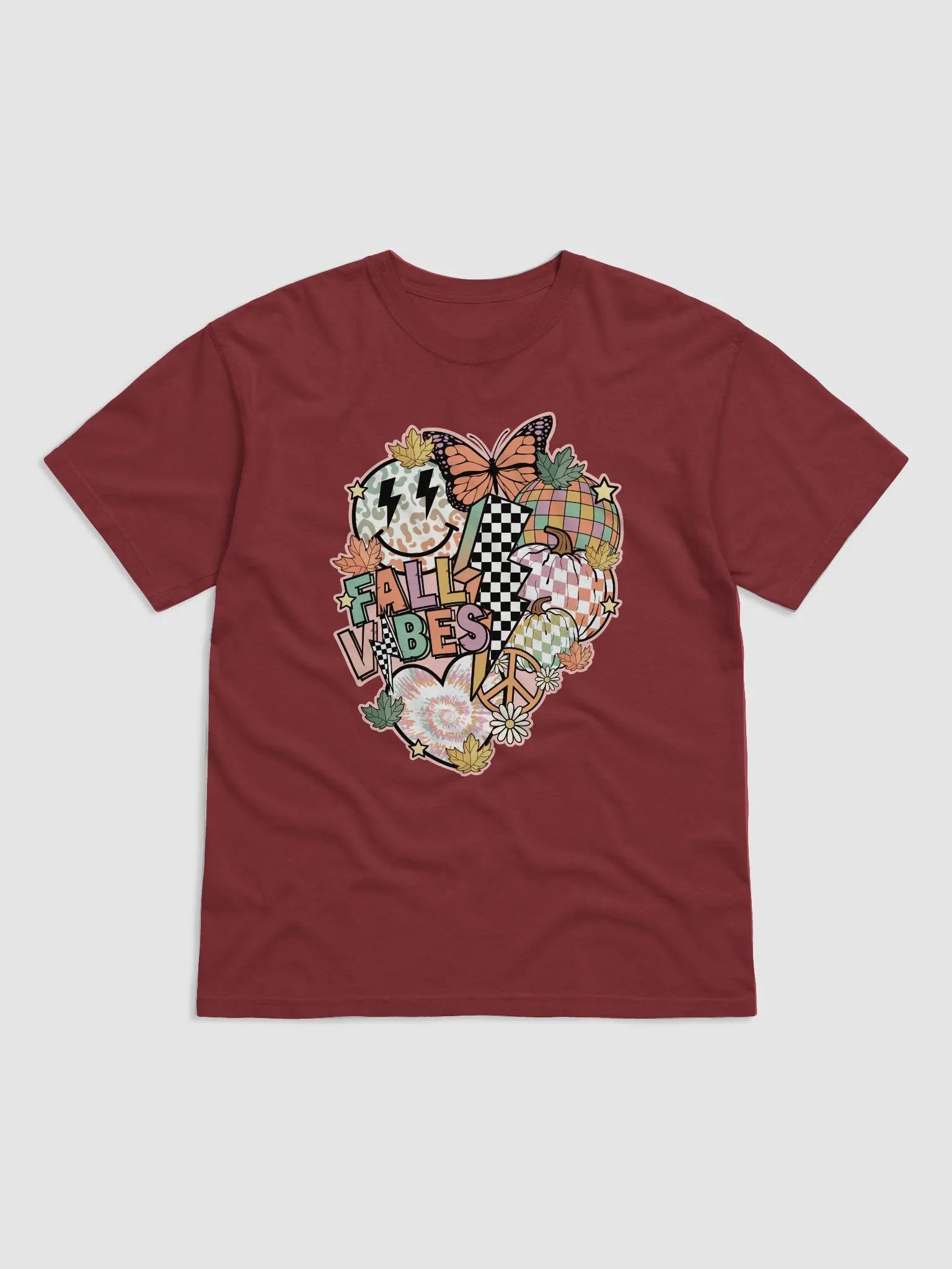 Fall and Halloween Elements Collage(4) T-Shirt | Maximalist Fall and Halloween T-Shirt Design product image (8)