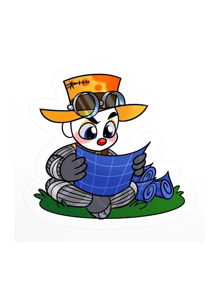 Derpy Blueprints Sticker product image (1)