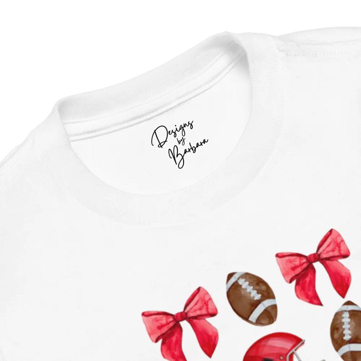 Toddler Girls Lions Football T-Shirt (Homemade) product image (2)