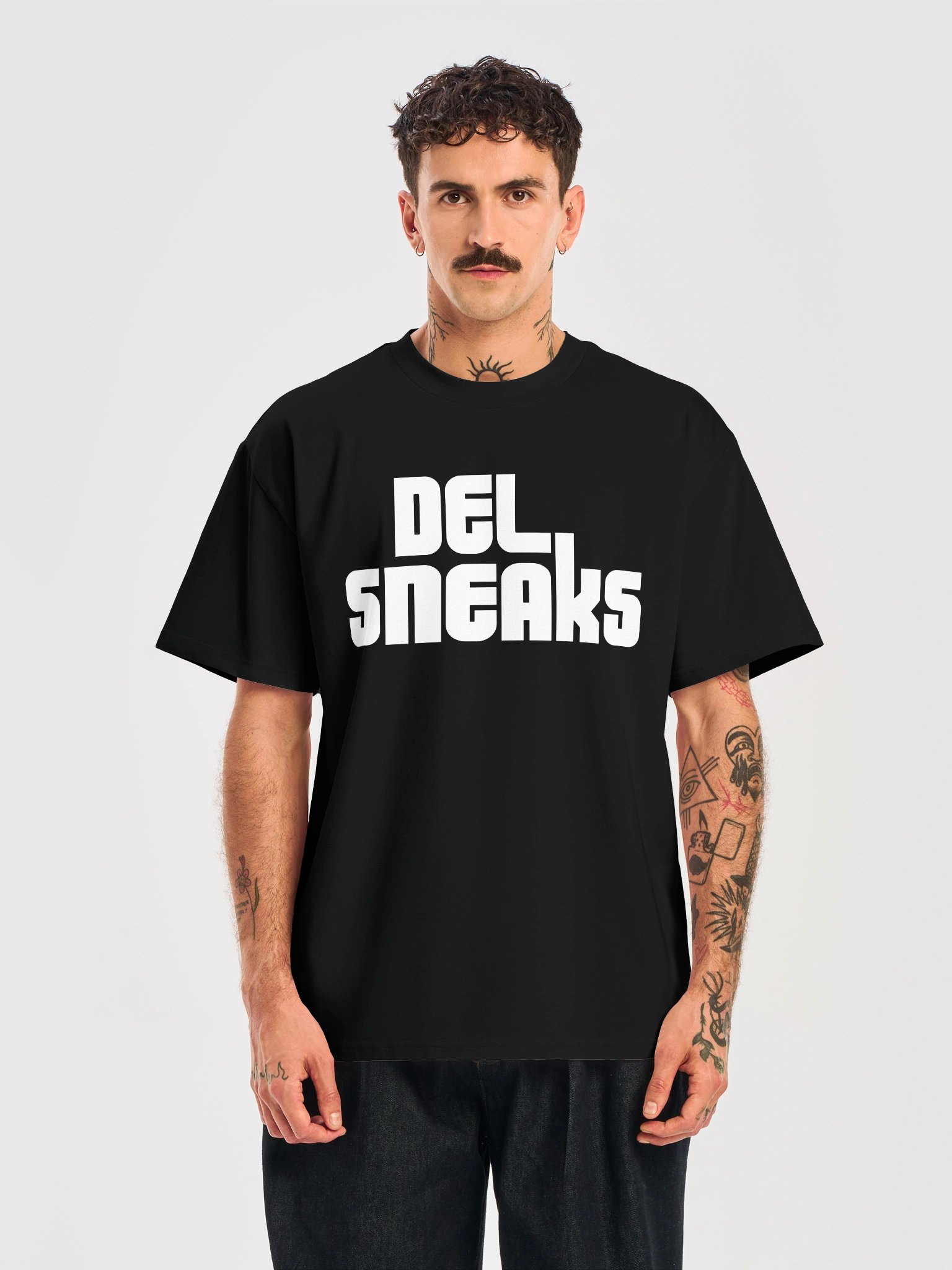 Classic Logo Oversized T-Shirt Black product image (5)