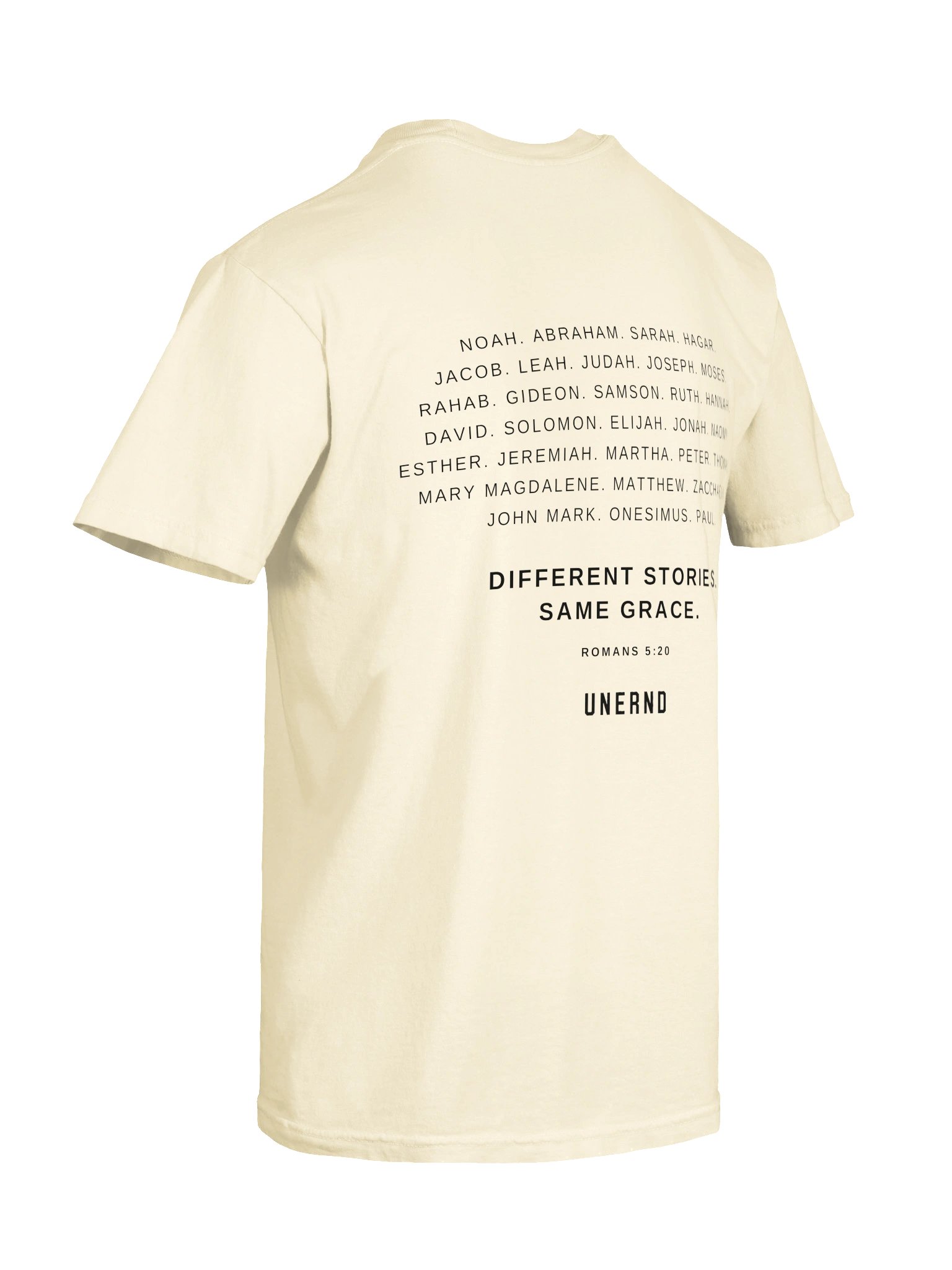 DIFFERENT STORIES. SAME GRACE. — Heavyweight Tee - Ivory product image (12)