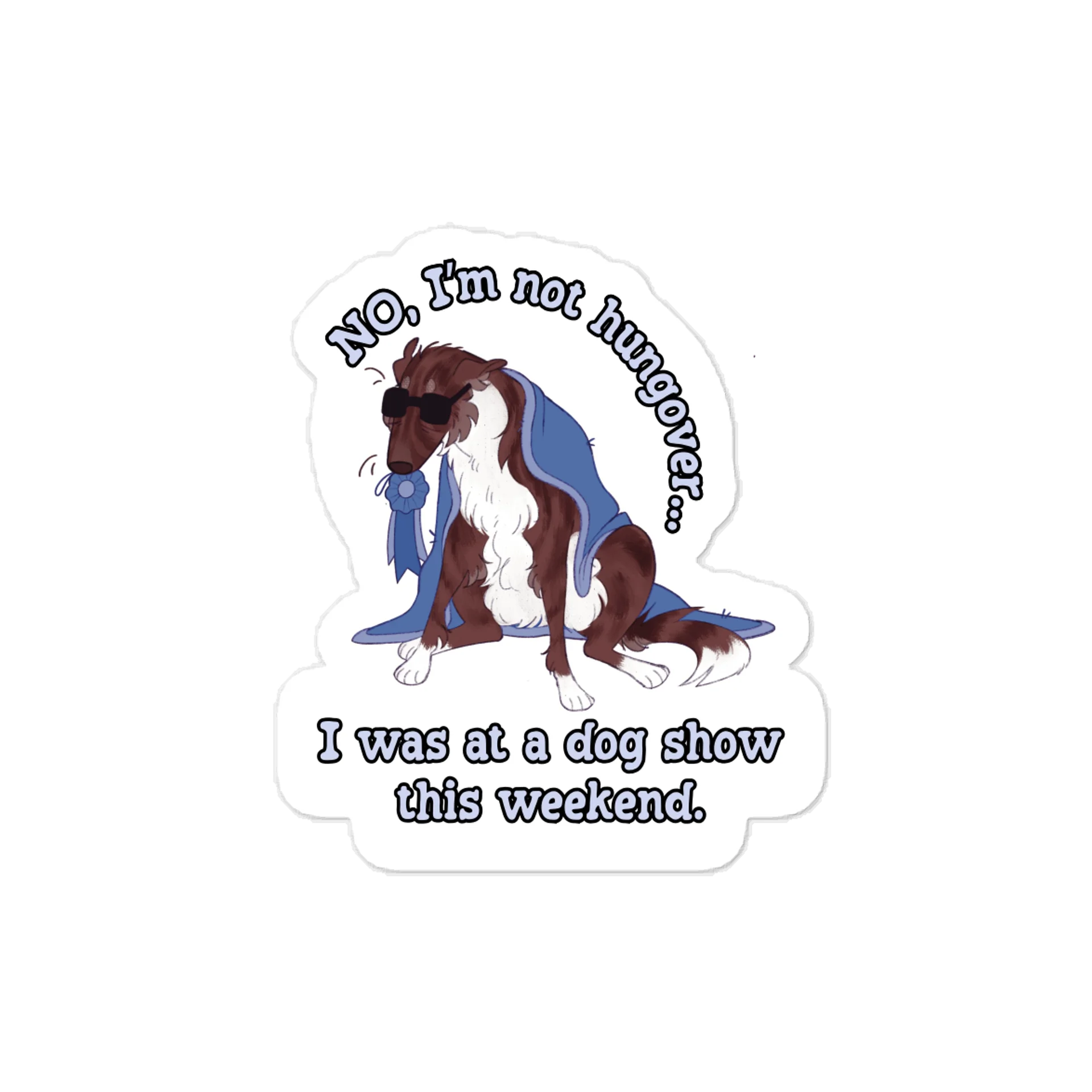 Dog Show Hangover - Brindle Rosette product image (1)