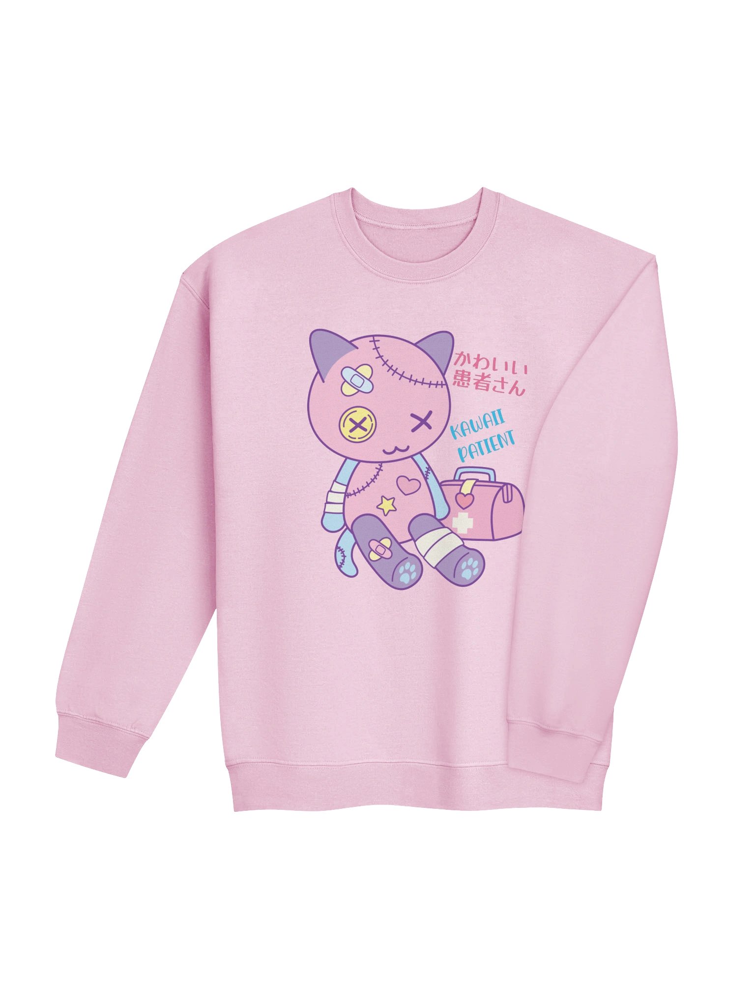 Kawaii Patient Toy Cat - Unisex Adult Sweatshirt product image (9)