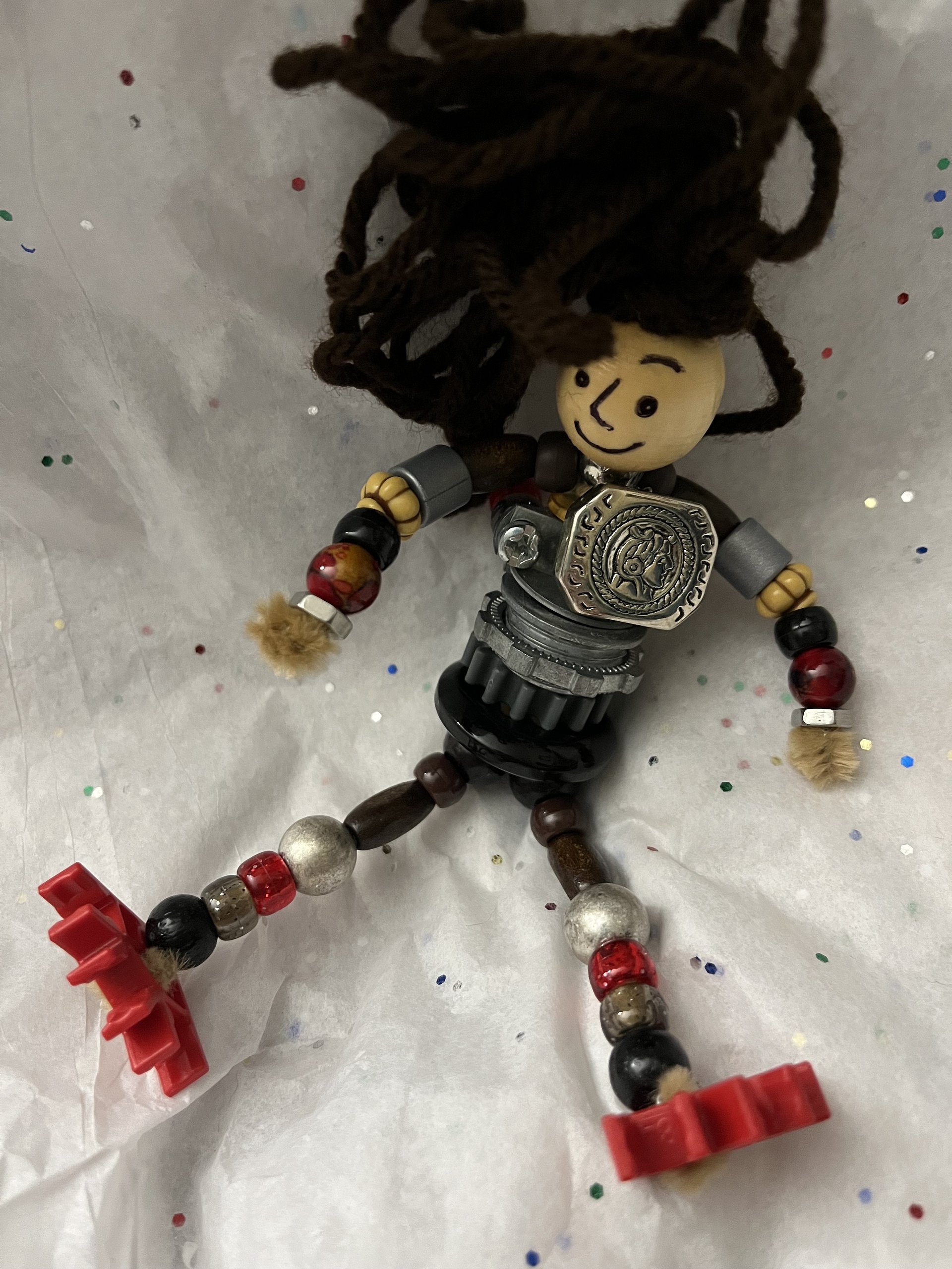 Red Steam Punk Metal Boy product image (1)