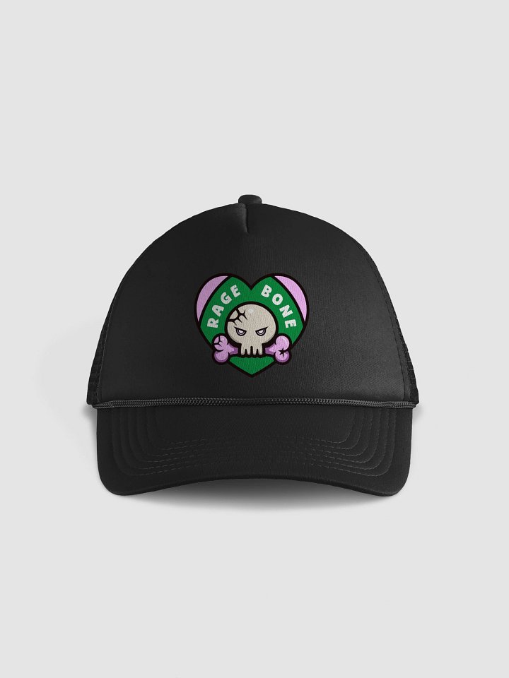 Rage Bone Heart Foam Trucker Hat product image (1)