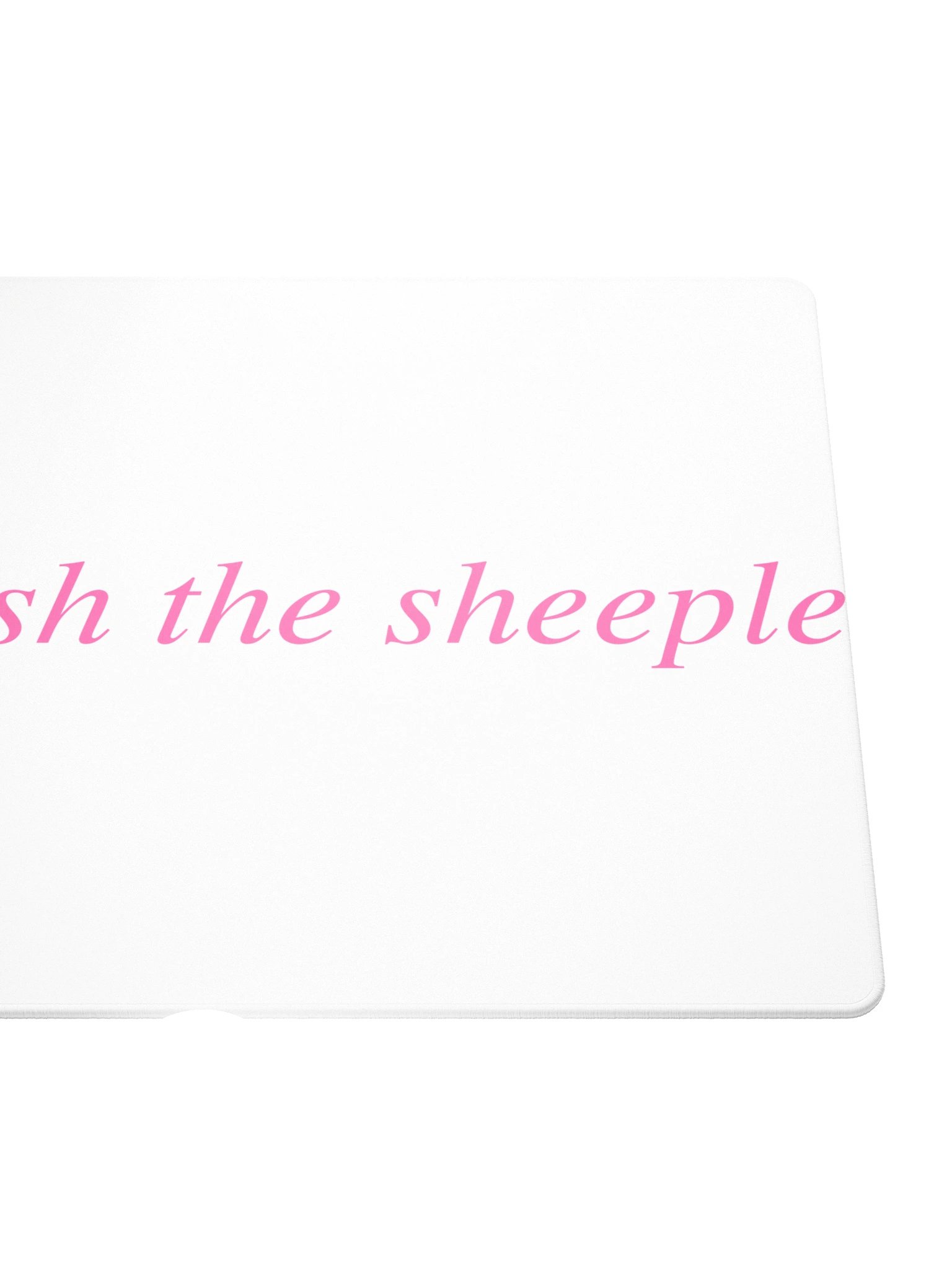 No ShopCo Gaming Mouse Pad - Pink on White product image (5)