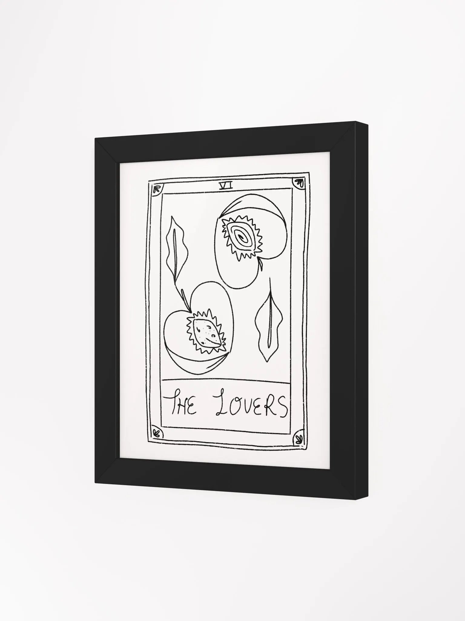 The Peach Lovers Framed Art Print product image (3)