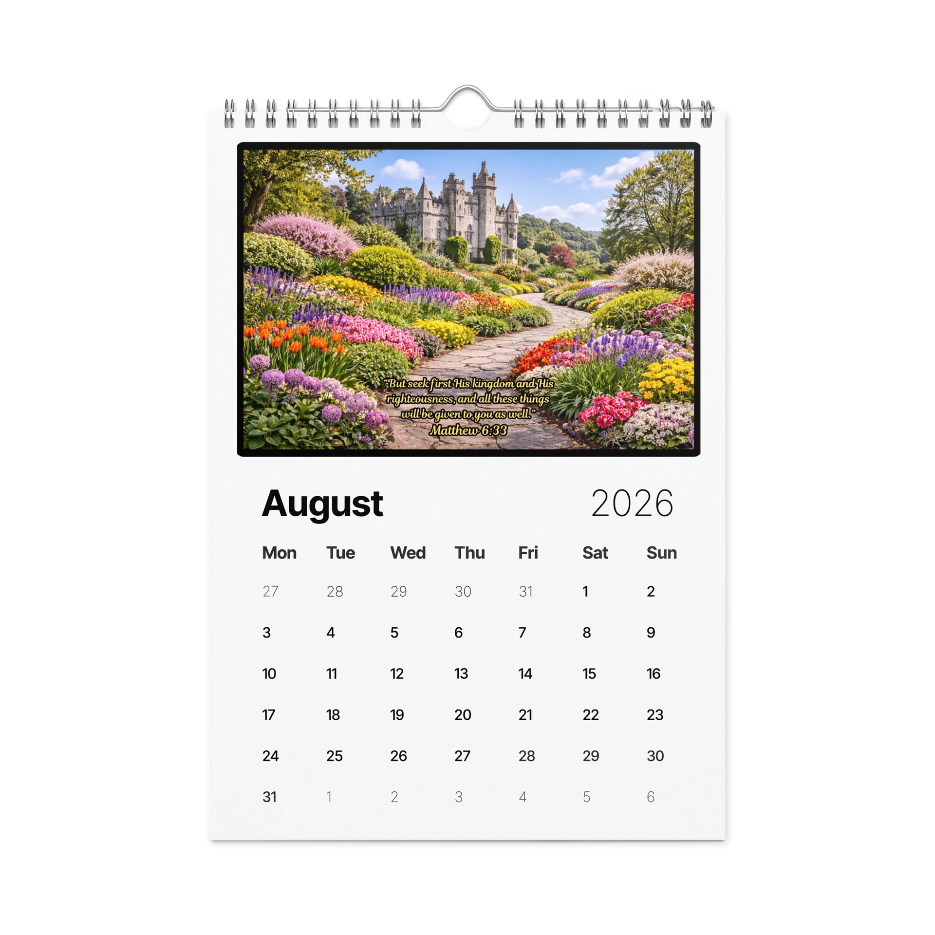 Gardens of Eden 2026 Wall Calendar product image (3)