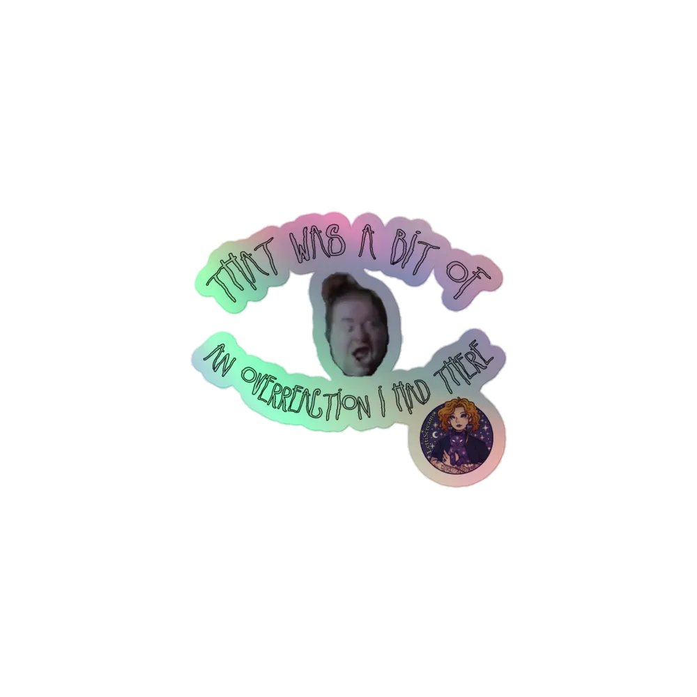 Overreaction sticker product image (1)