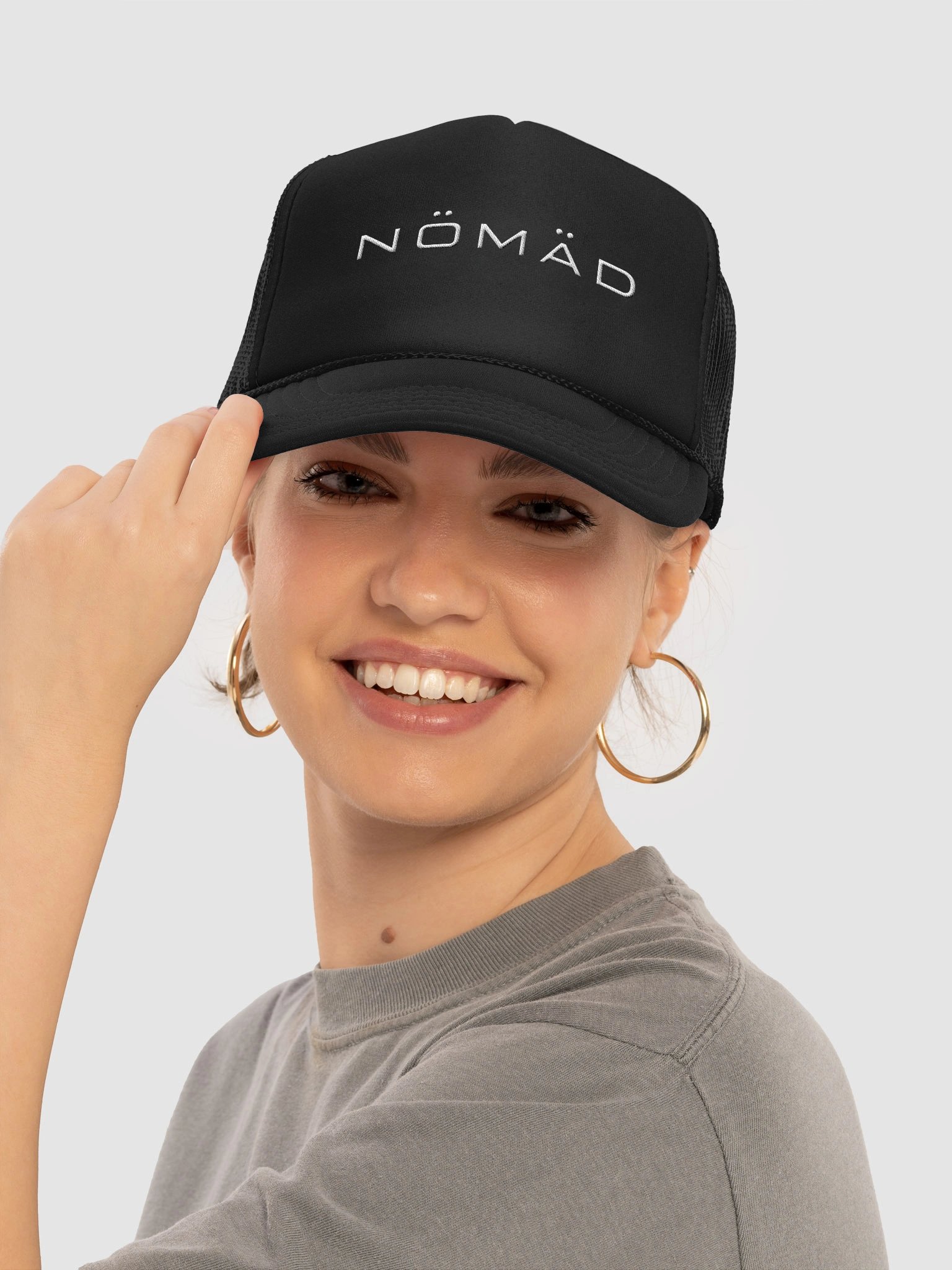 NÖMÄD™ Premium Trucker Hat | Classic Mesh Snapback Cap product image (5)
