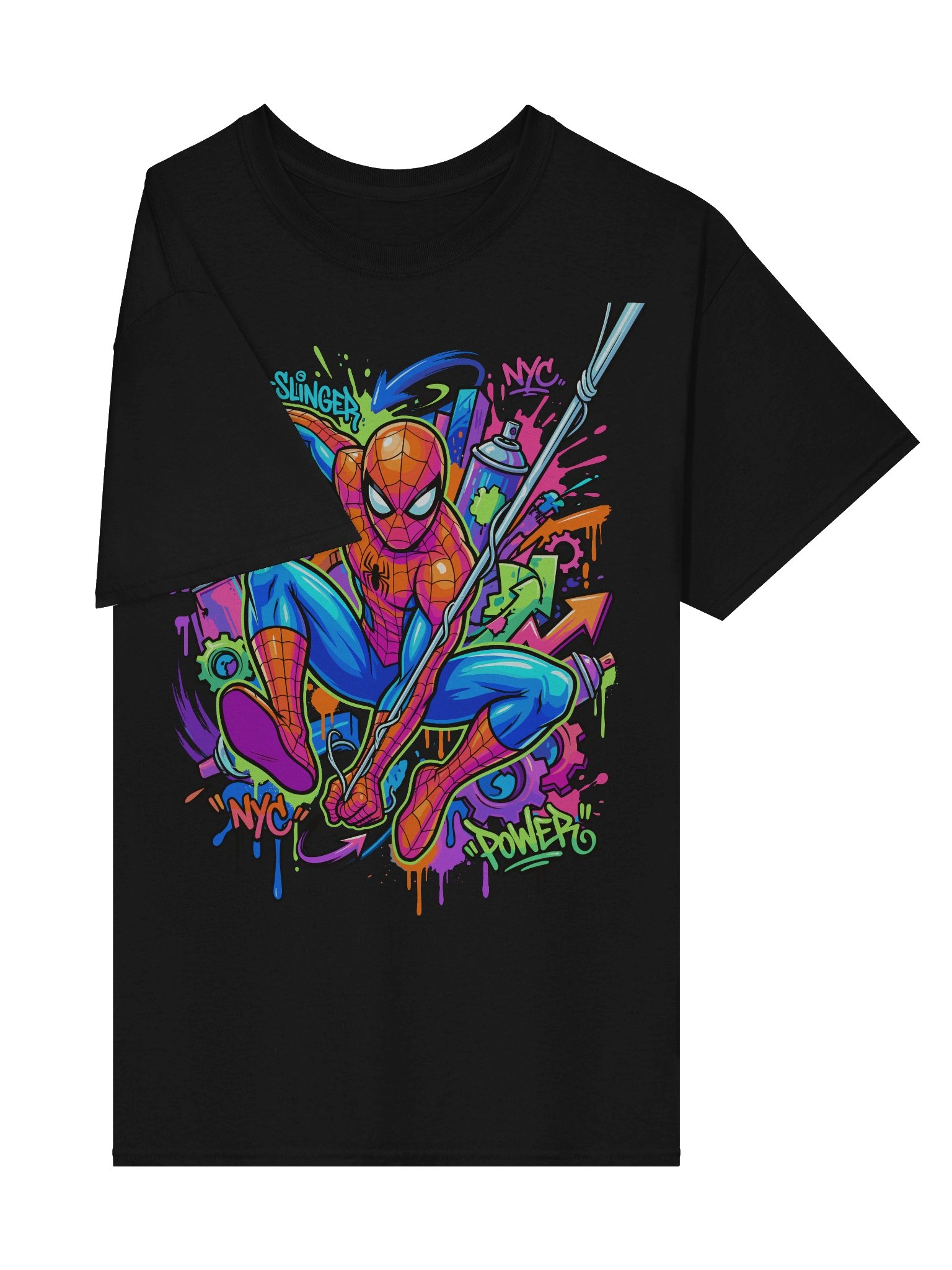 Spiderman graffiti t-shirt product image (30)