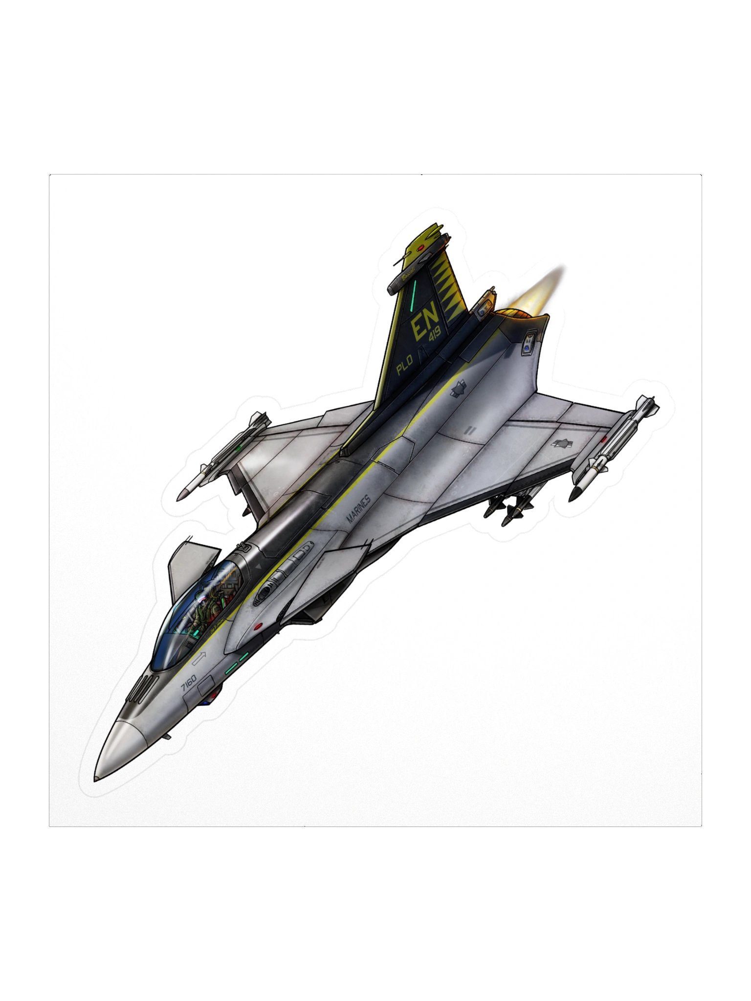 Revoker - Marines (5.5 inch Sticker) product image (1)