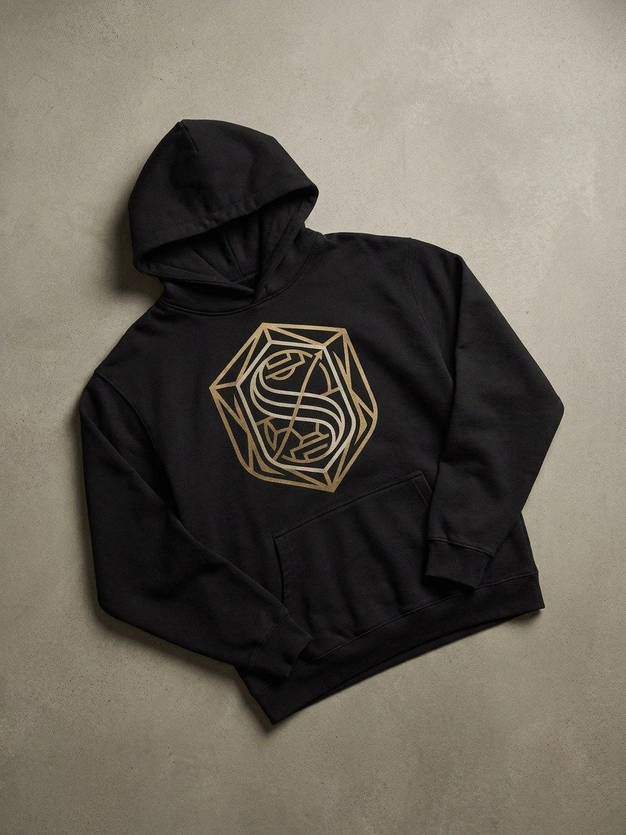 Off Pitch Soccer Crest Hoodie – Gold Emblem product image (1)