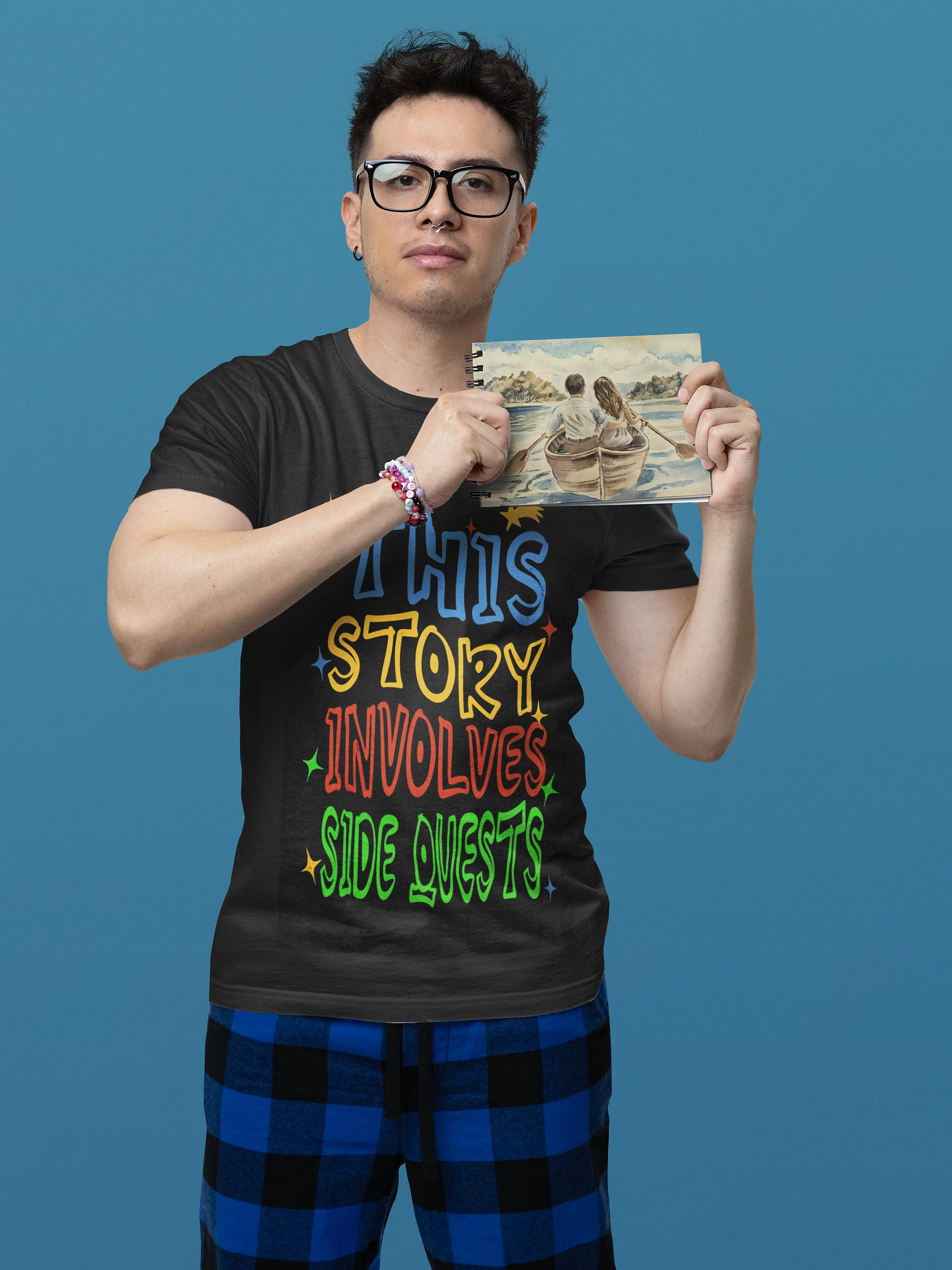 Funny Gamer Side Quest T-Shirt – RPG Humor Shirt “This Story Involves Side Quests” product image (12)
