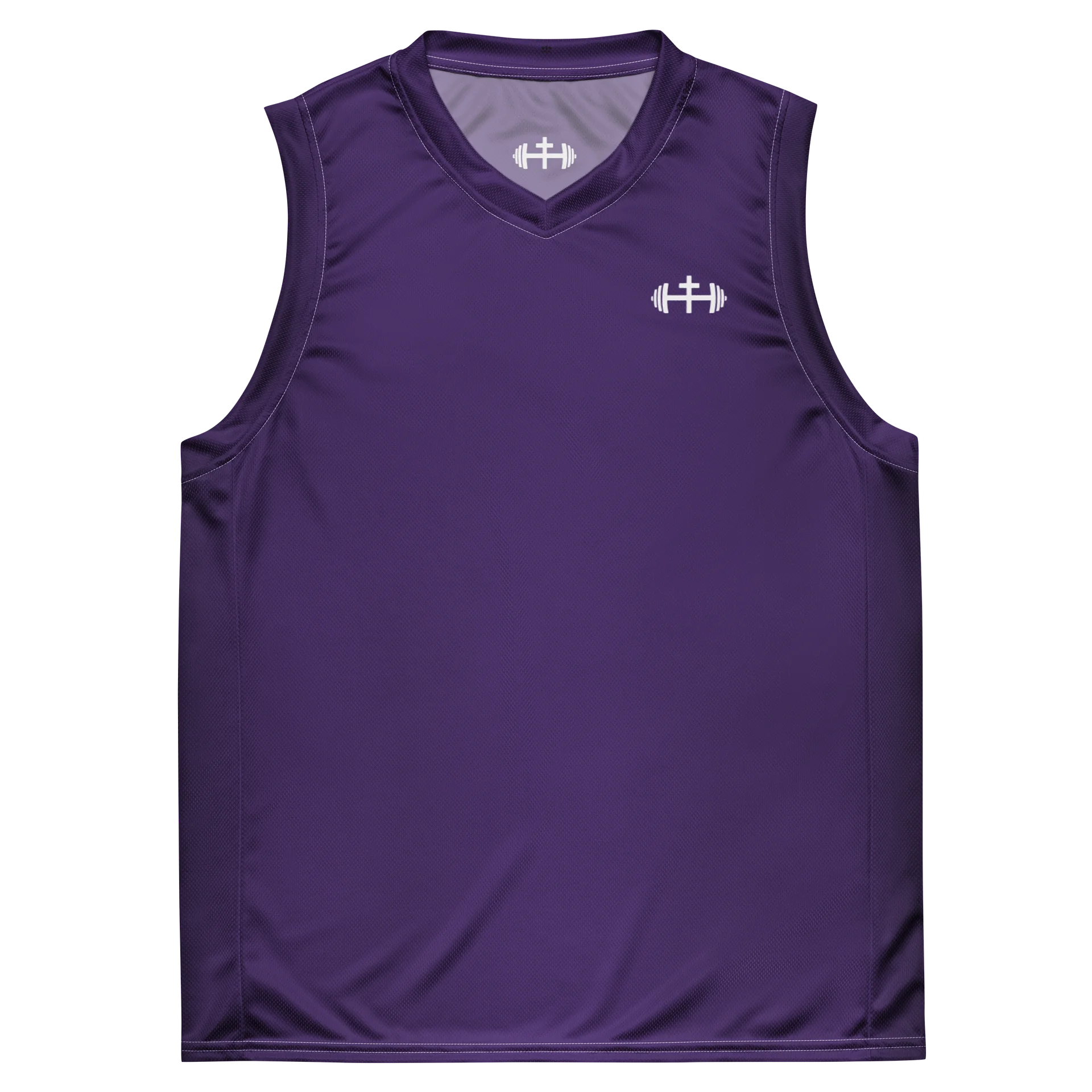 His House Performance V-Neck Muscle Tank - Purple product image (3)