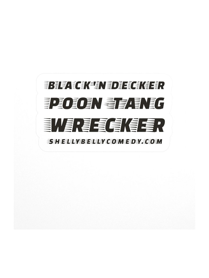 Black 'N Decker Poon-Tang Wrecker STICKER product image (1)