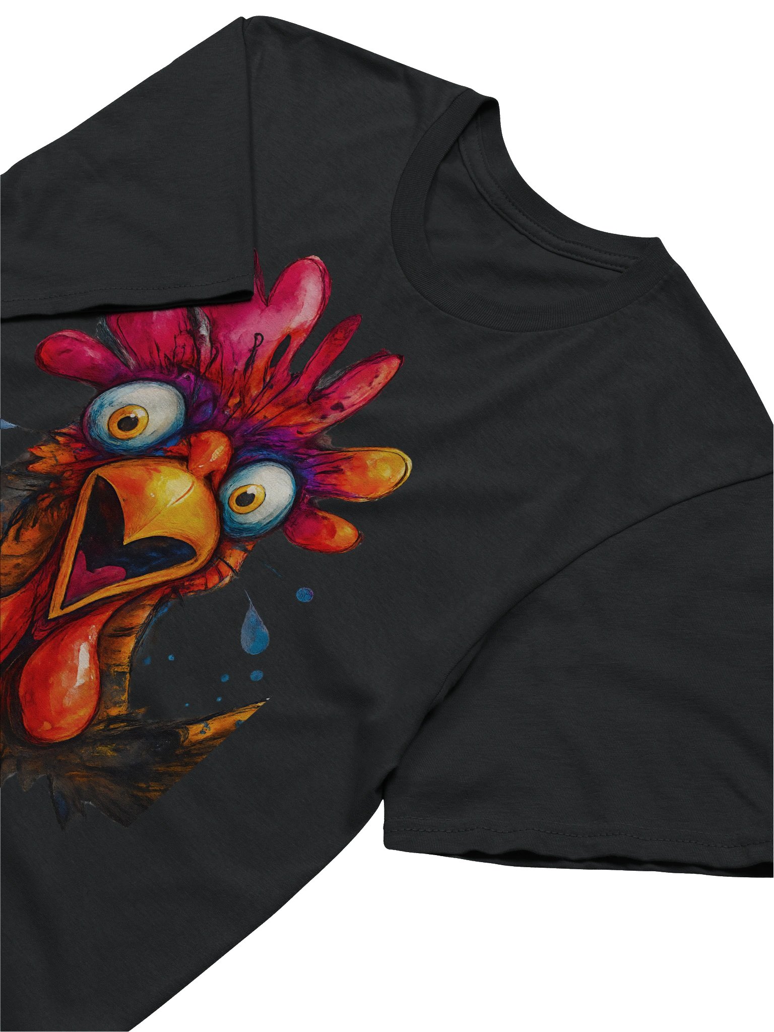 Vivid Chicken Cartoon T-Shirt product image (13)