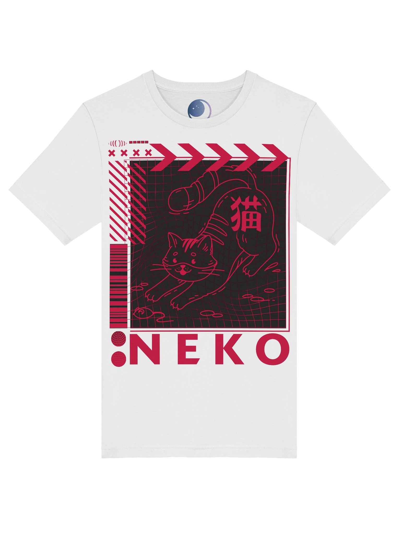 Neko Red & White Tee product image (5)