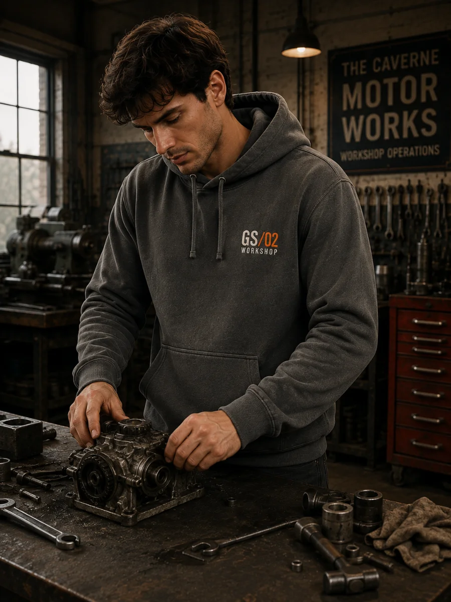 Garage Society Work Uniform Hoodie product image (2)