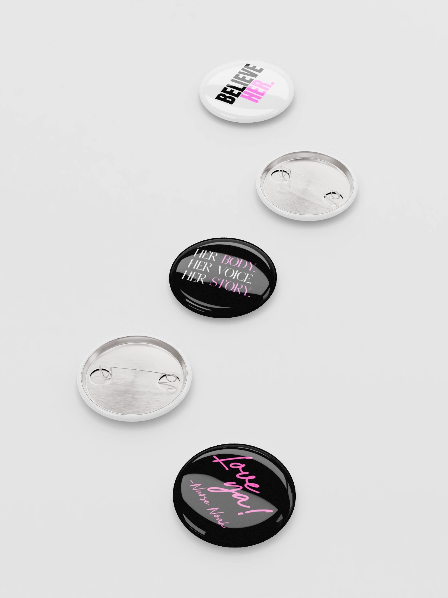 The Believe Her Button Collection product image (4)