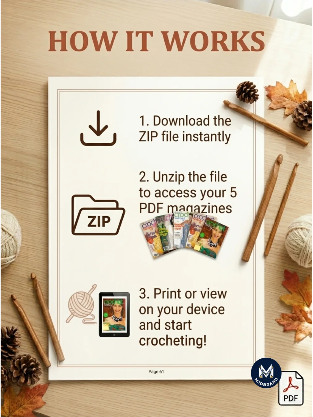 A Year of Vintage Crochet: The 2007 "Crochet Today!" 5-Issue Digital Vault product image (6)