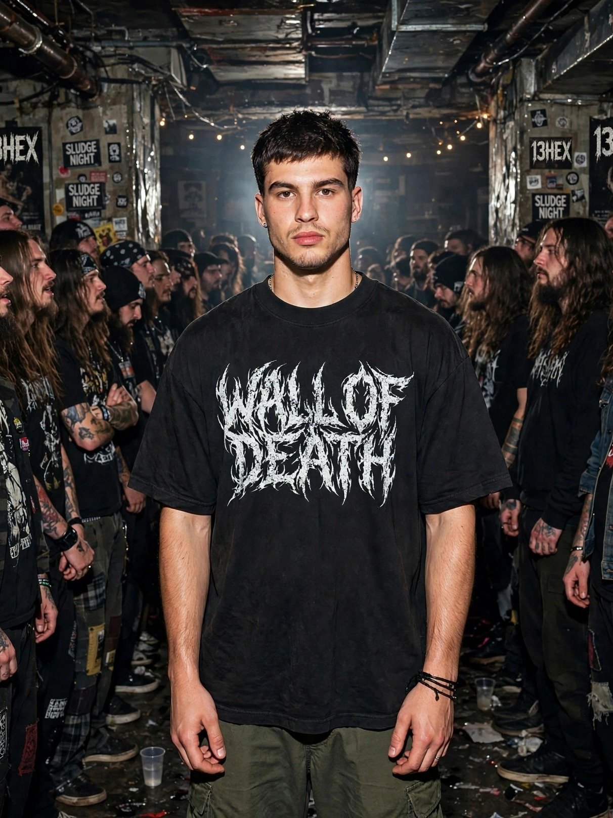 WALL OF DEATH — Heavyweight Metal T-Shirt product image (1)