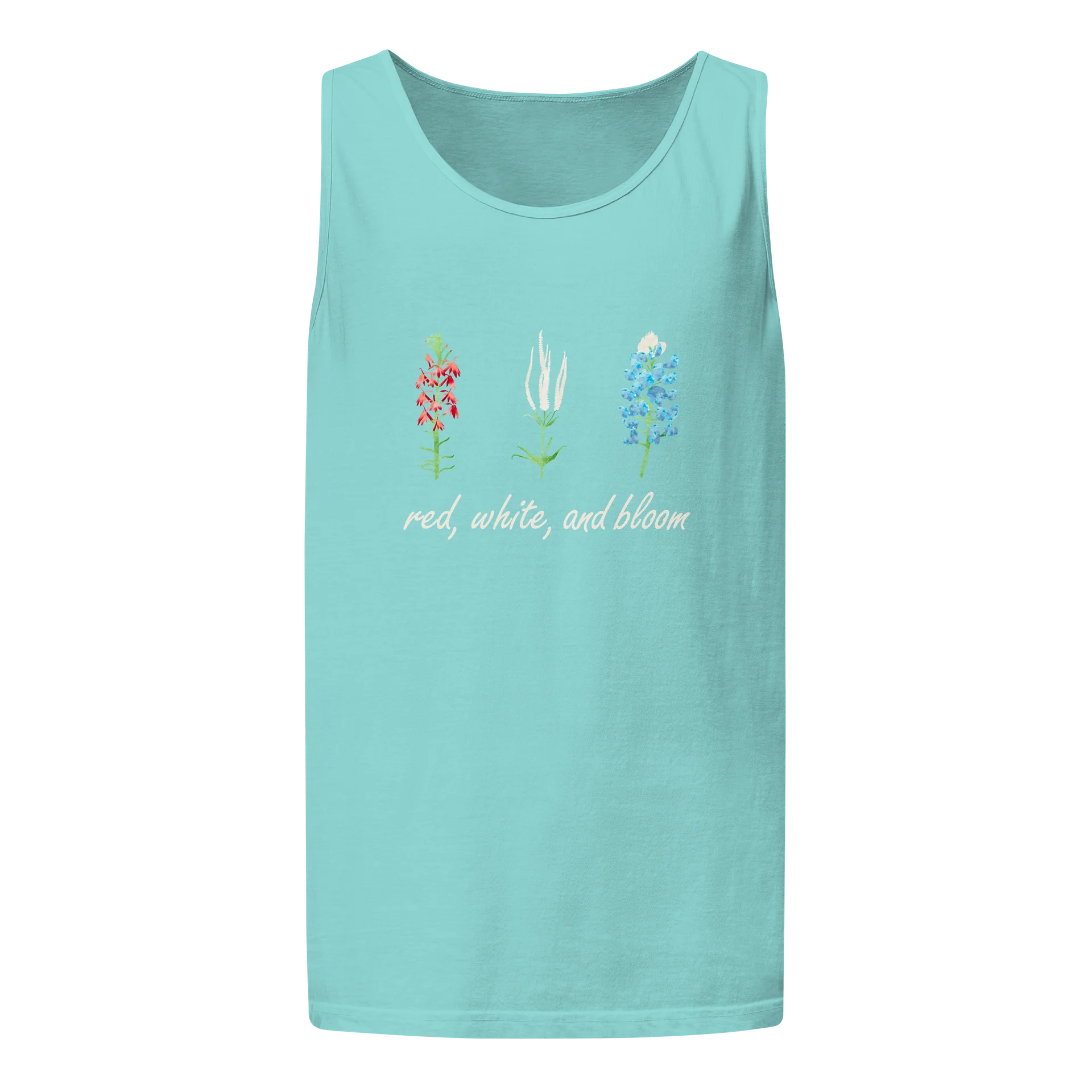 Red, White, and Bloom (Unisex Tank Top) product image (13)