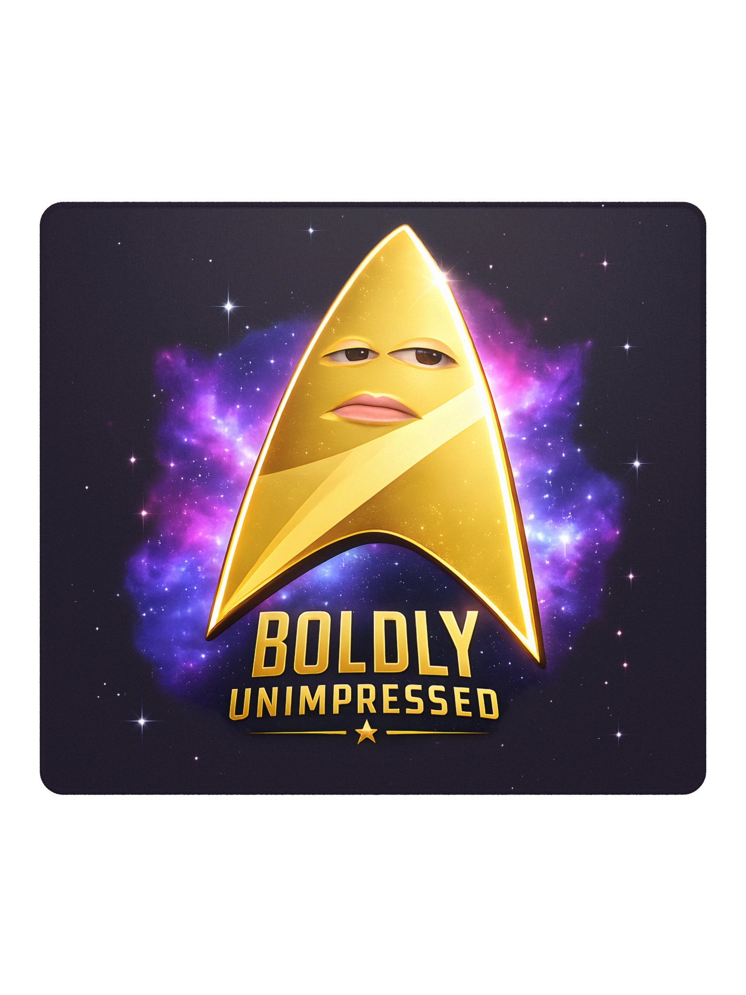 Badgey’s Boldly Unimpressed Gaming Mat product image (2)