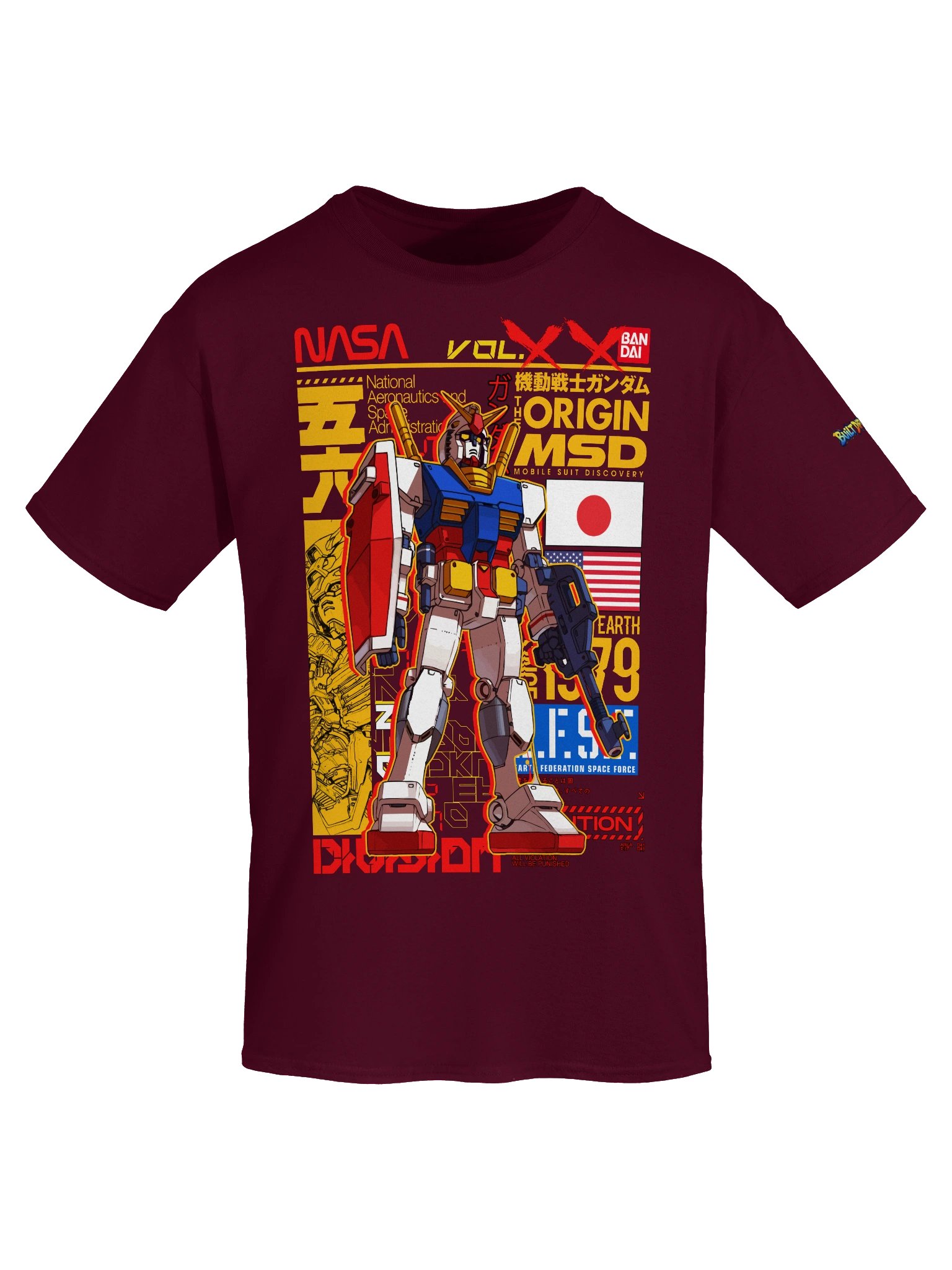 Mecha Command: Origin MSD Poster Tee product image (55)