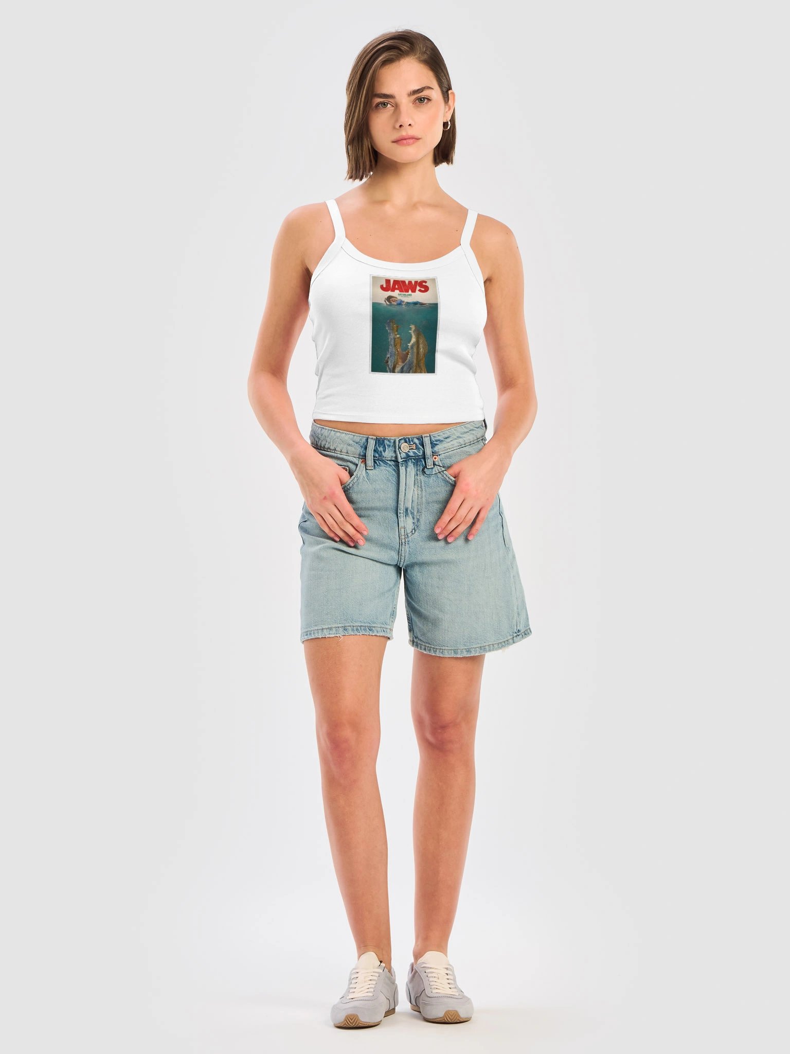 Jaws the Alligator Crop Tank product image (5)
