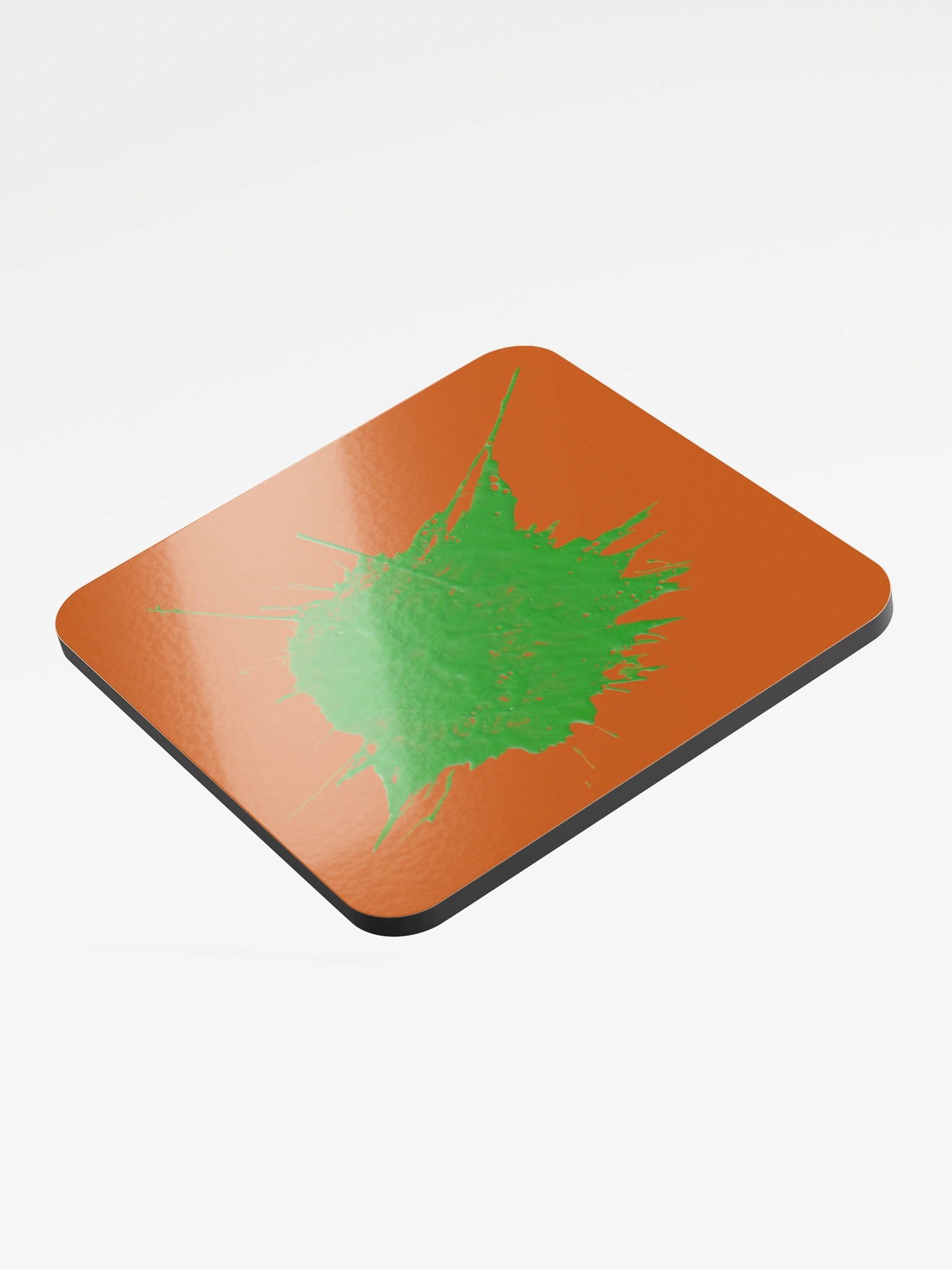 Nostalgic Green Splatter Coaster product image (3)