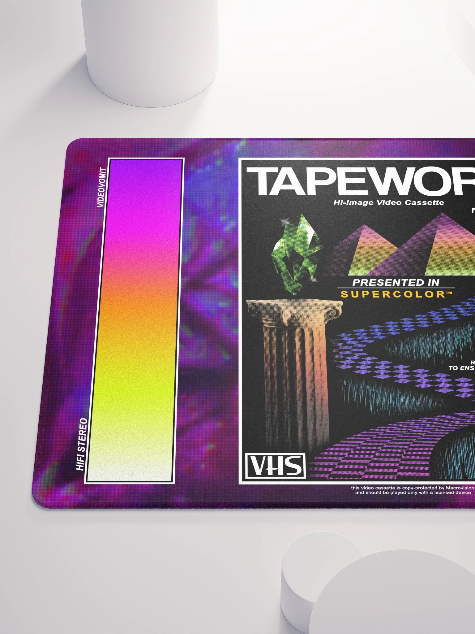 TAPEWORM VHS 1992 GAMING MOUSEPAD product image (4)
