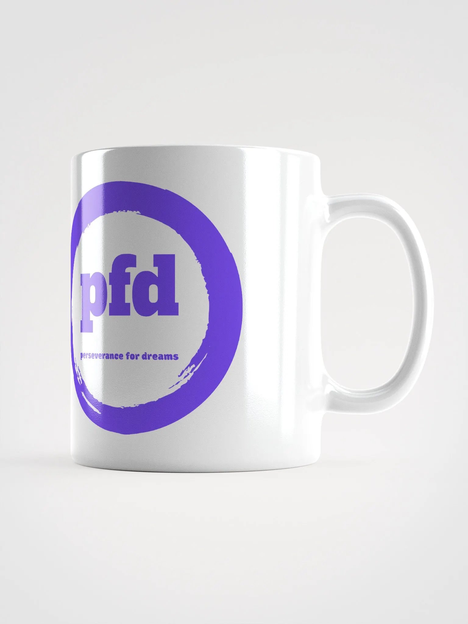 Vivid pfd Logo White Glossy Mug product image (9)