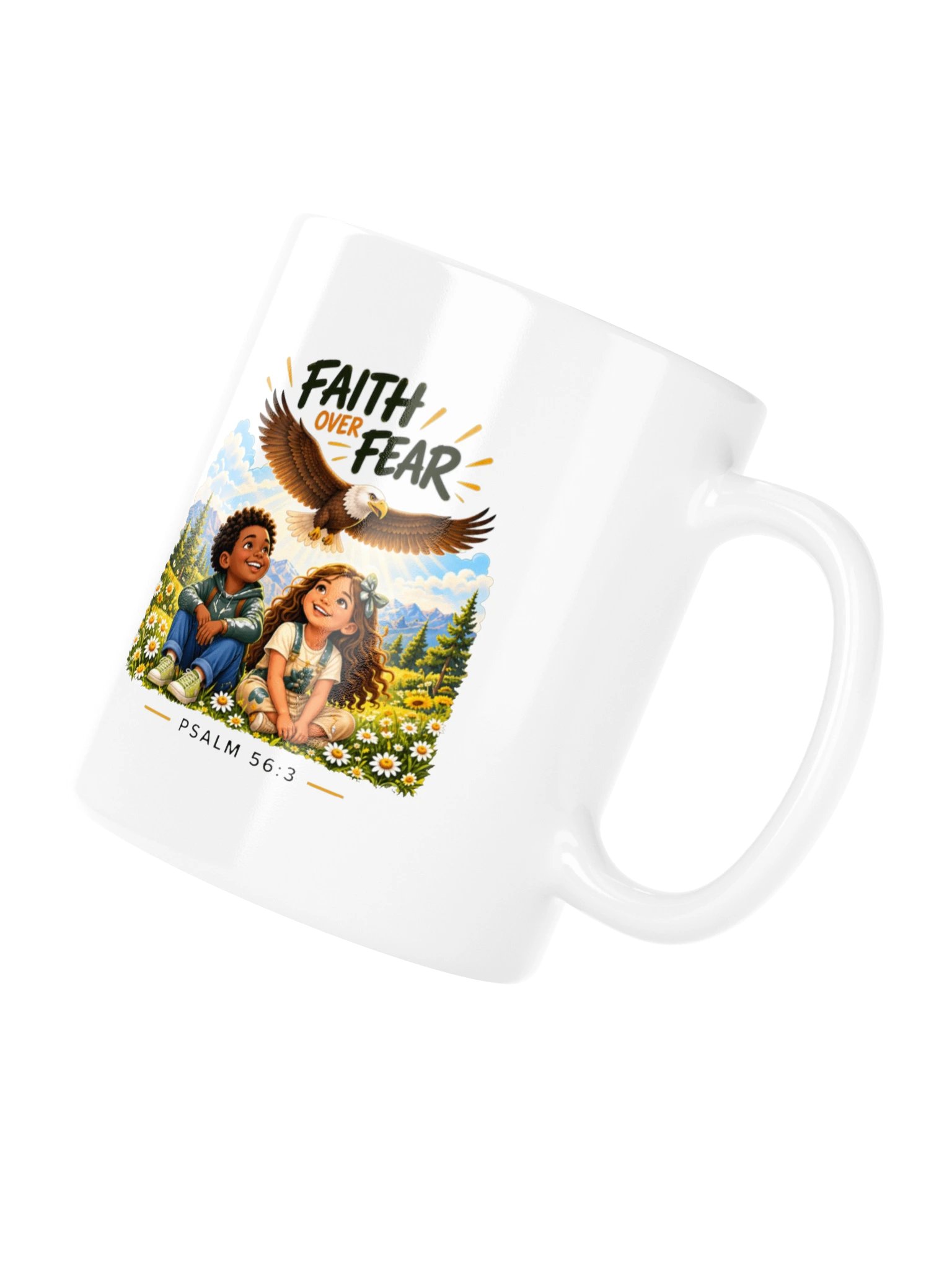Faith Over Fear — RBF Eagle Mug product image (4)