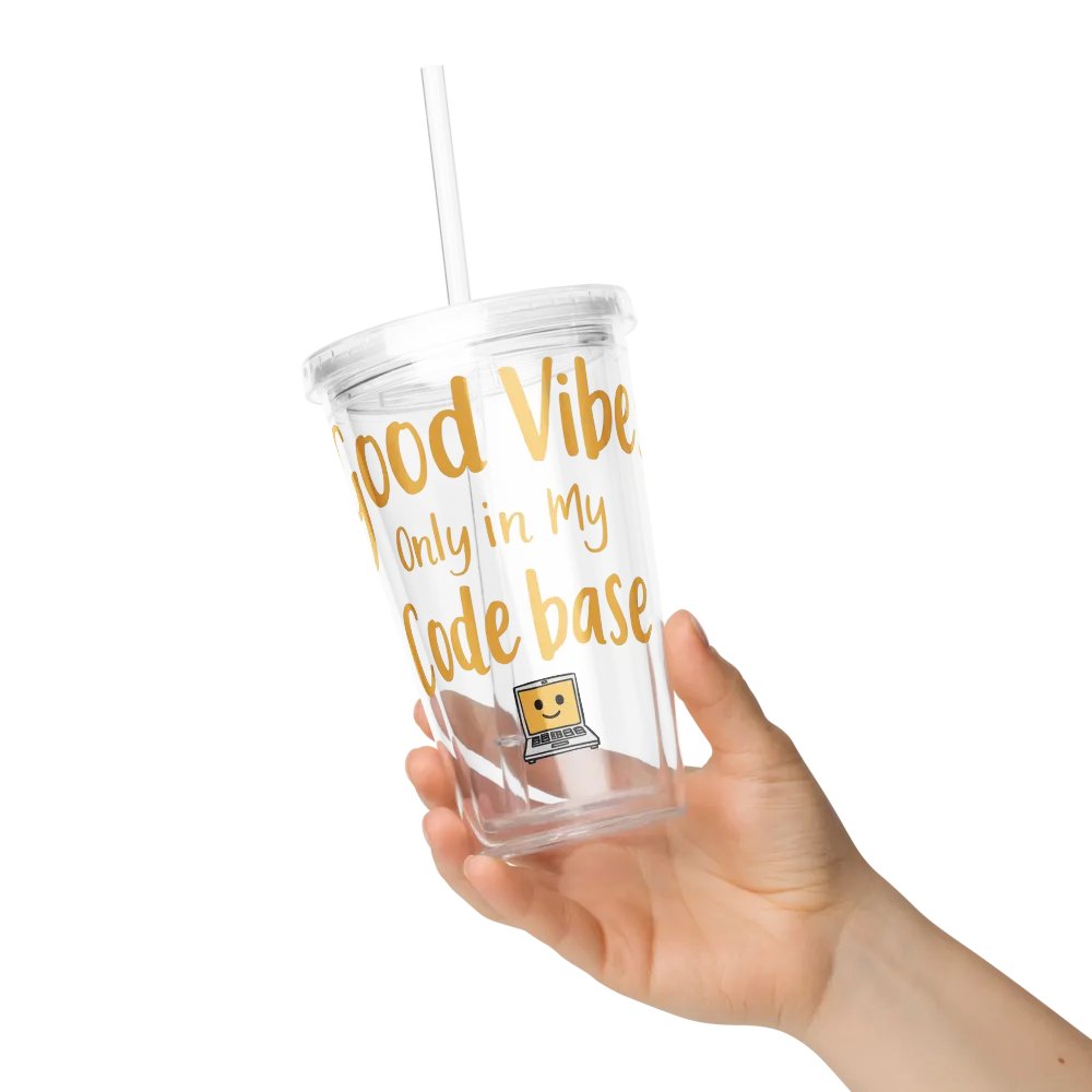 Good Vibes Only Tumbler – Code Base Edition product image (8)