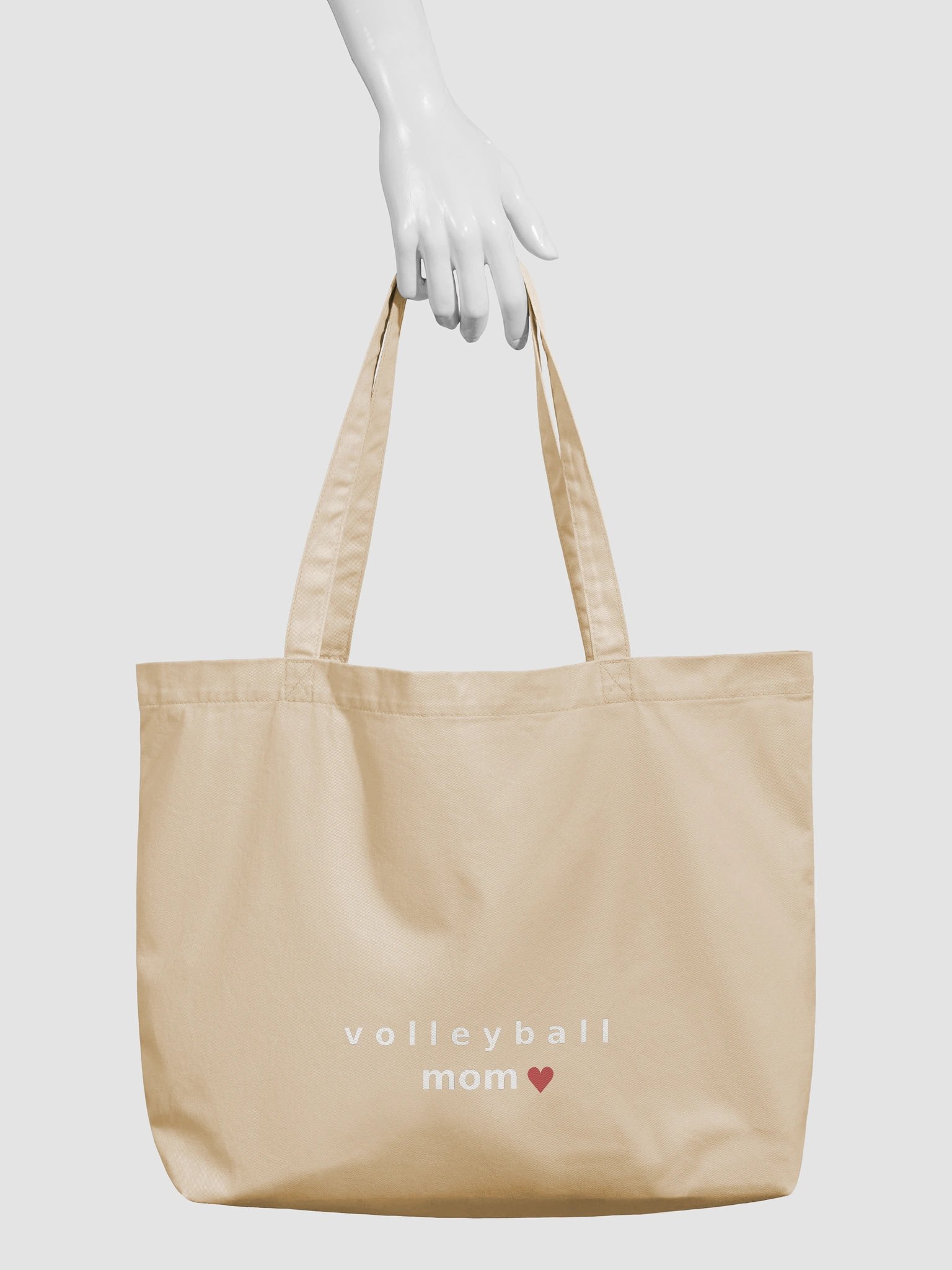 Volleyball Mom Canvas Utility Tote product image (3)