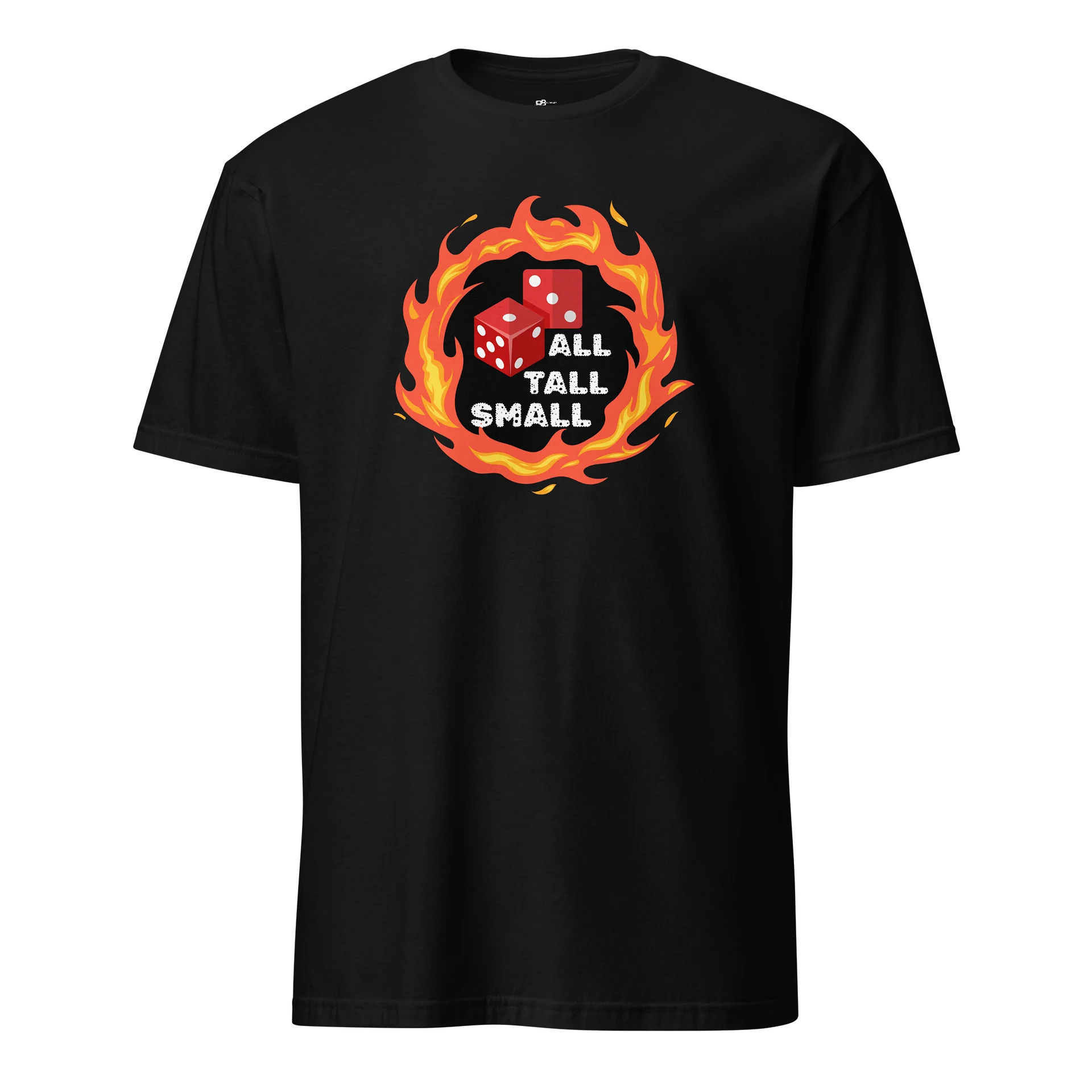 FIERY DICE ALL TALL SMALL CASINO TEE product image (1)