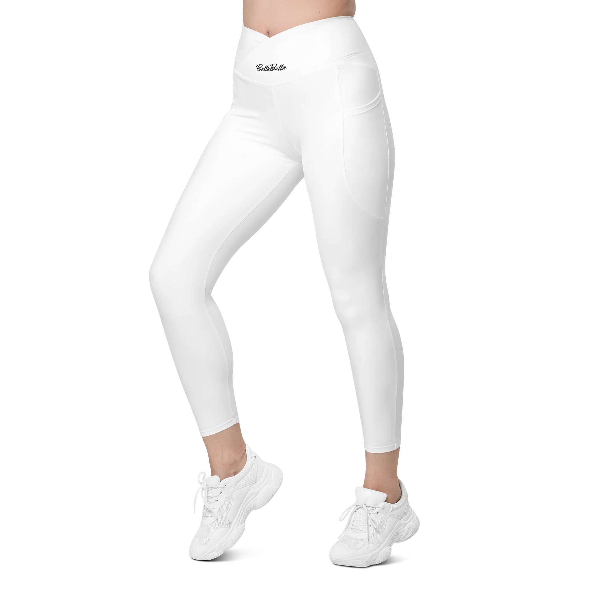 Legging met zakken White product image (7)