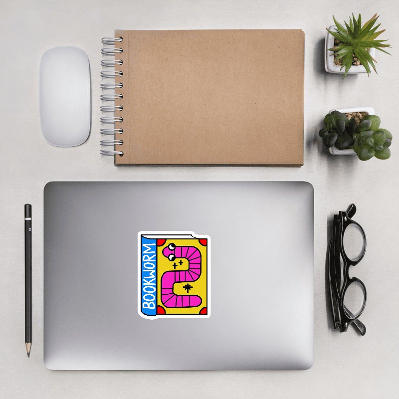 TRASH BADGE: Bookworm - Sticker product image (8)