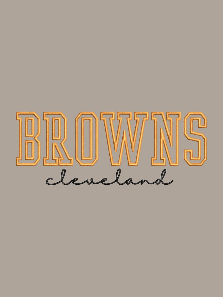 NFL BROWNS APPLIQUE product image (1)