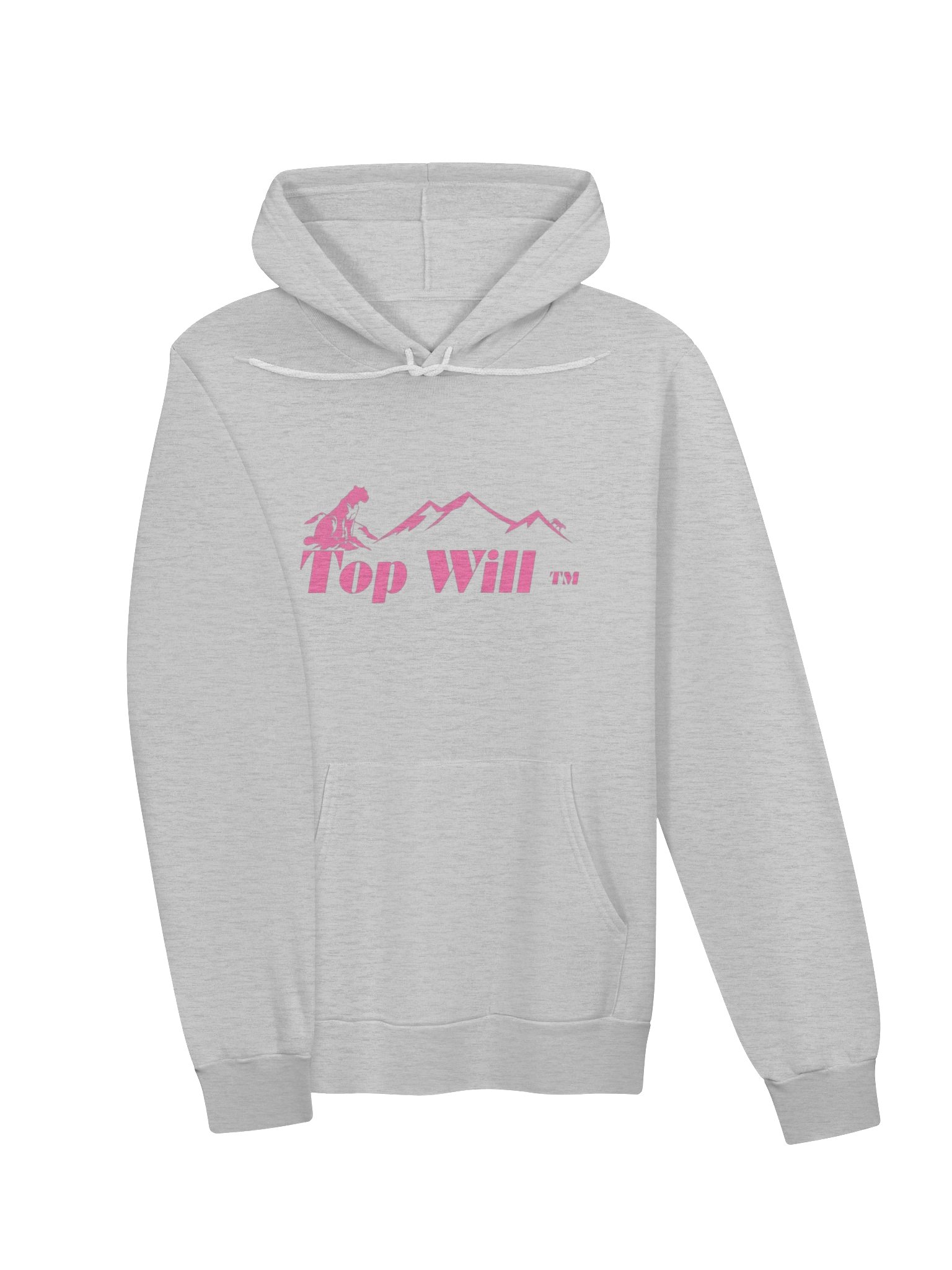 Top Will ™ Grey & Pink Supersoft Hoodie product image (3)