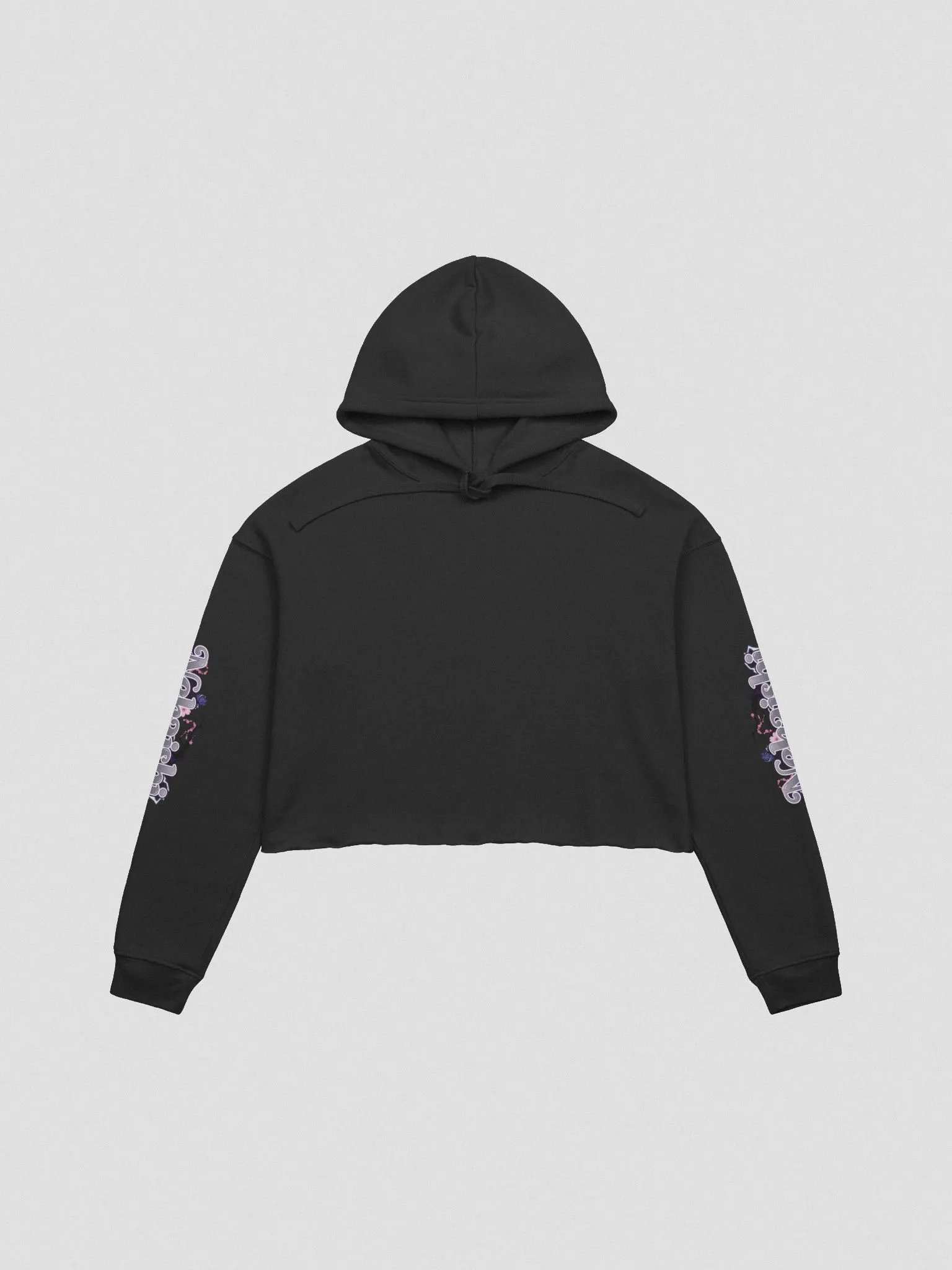Bella+Canvas Fleece Crop Hoodie - Standard | Dark Mode product image (1)