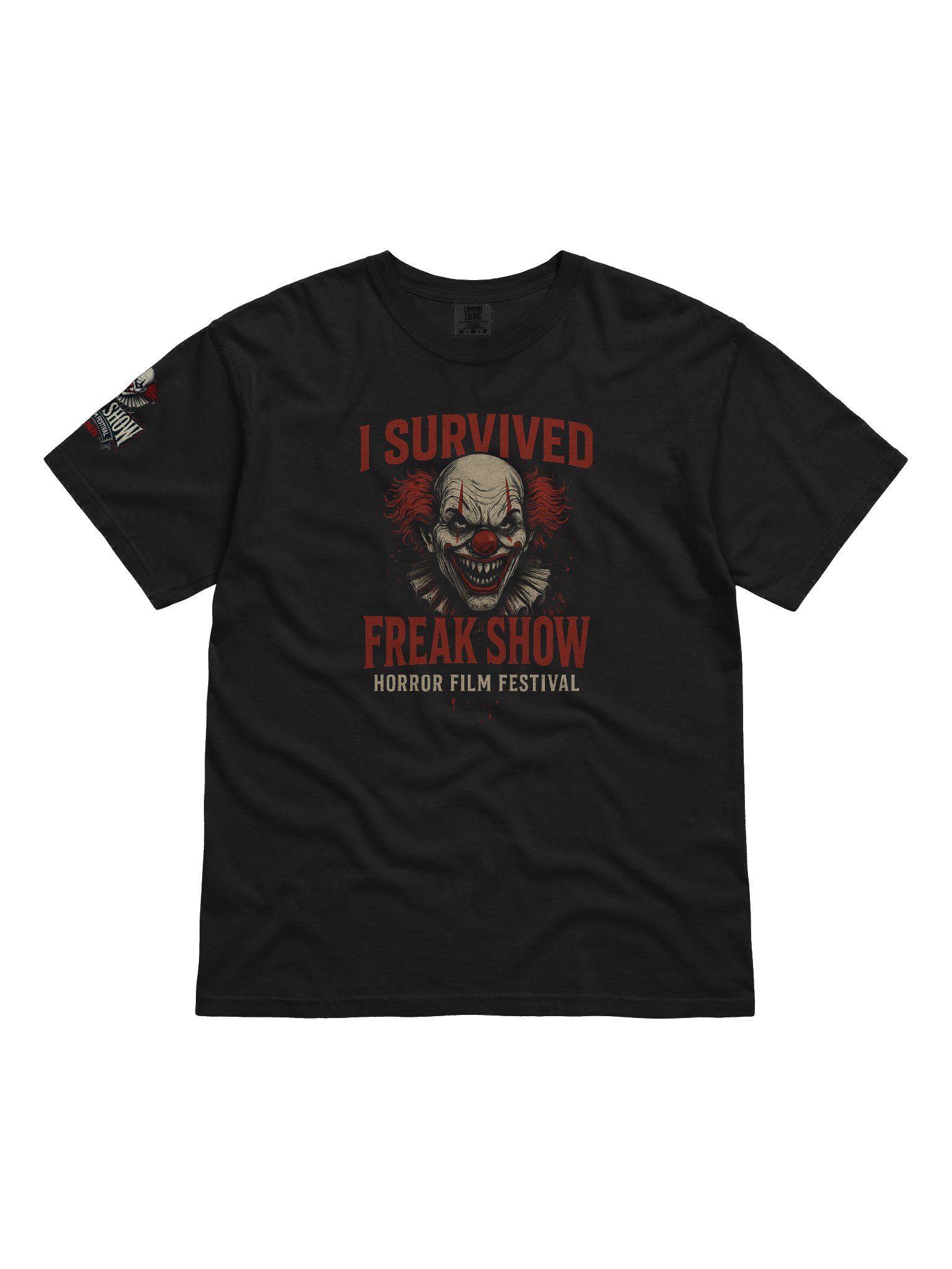 Freak Show Horror Festival Clown T-Shirt product image (1)