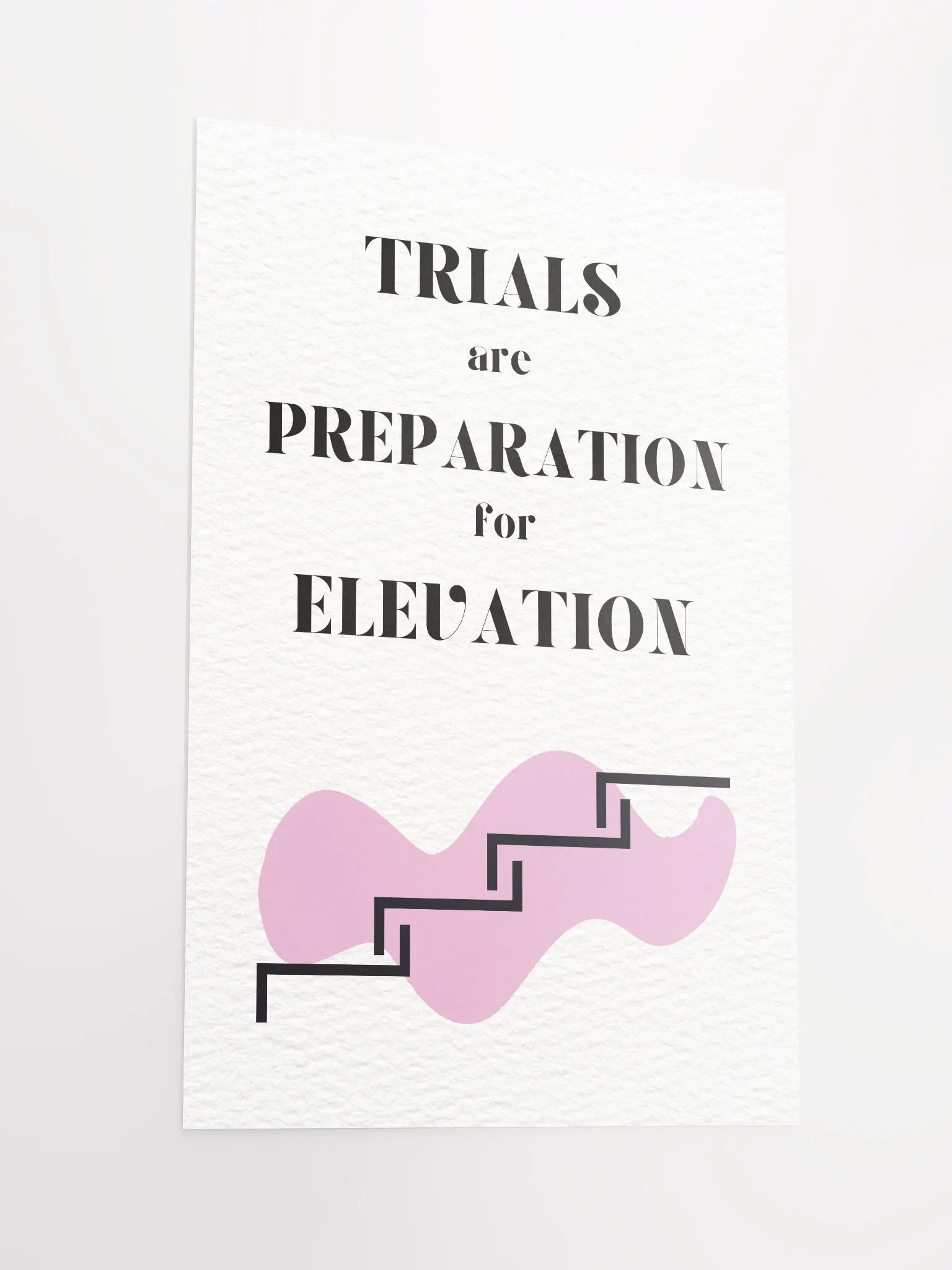 Trials to Elevation Poster Print product image (2)