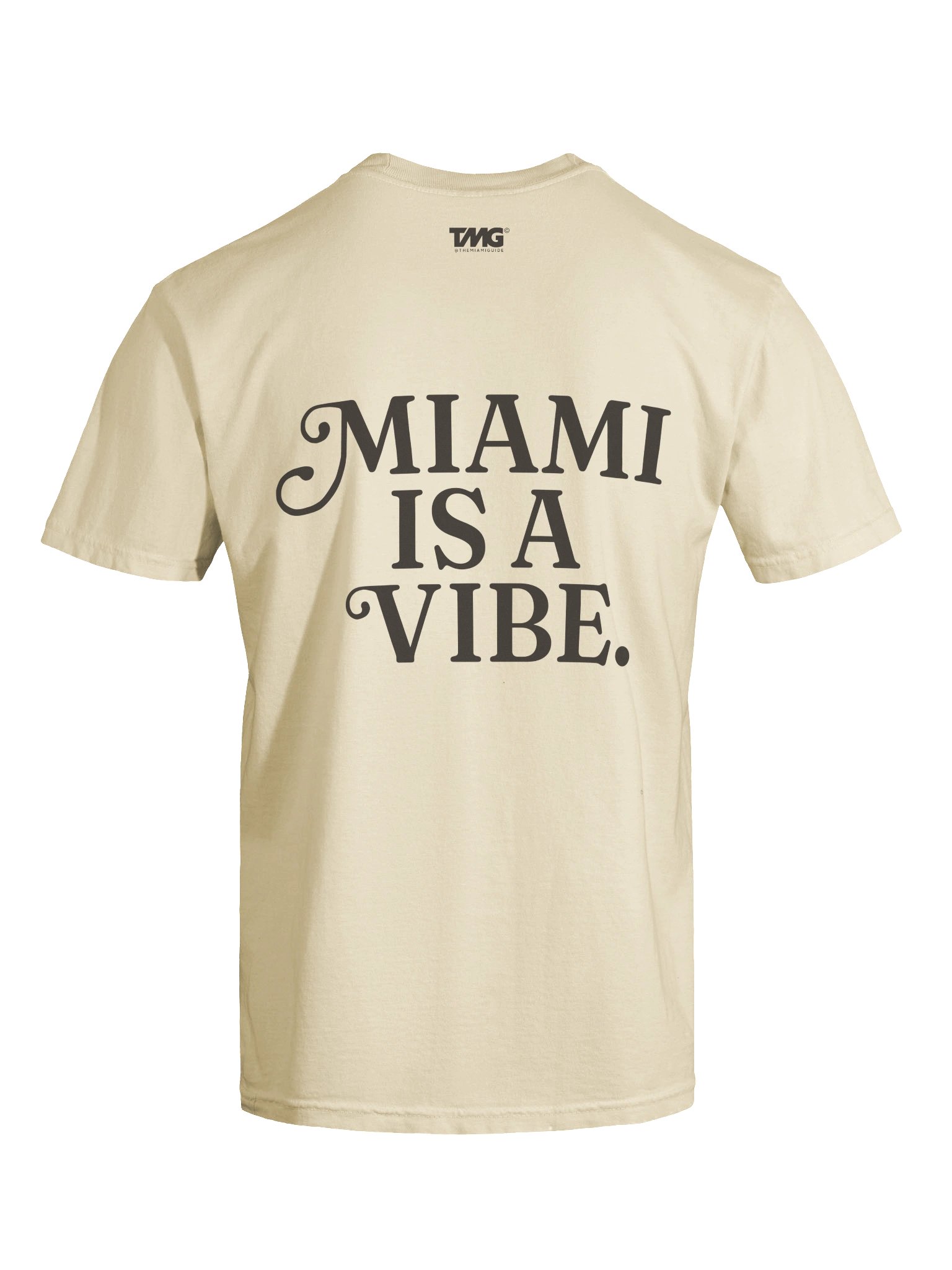 Miami Is A Vibe T-Shirt - Ivory / White product image (7)