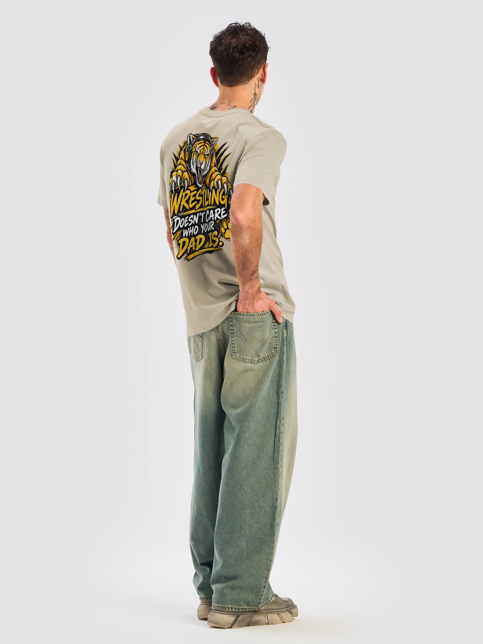 Wrestling Doesn’t Care Who Your Dad Is Tee product image (73)