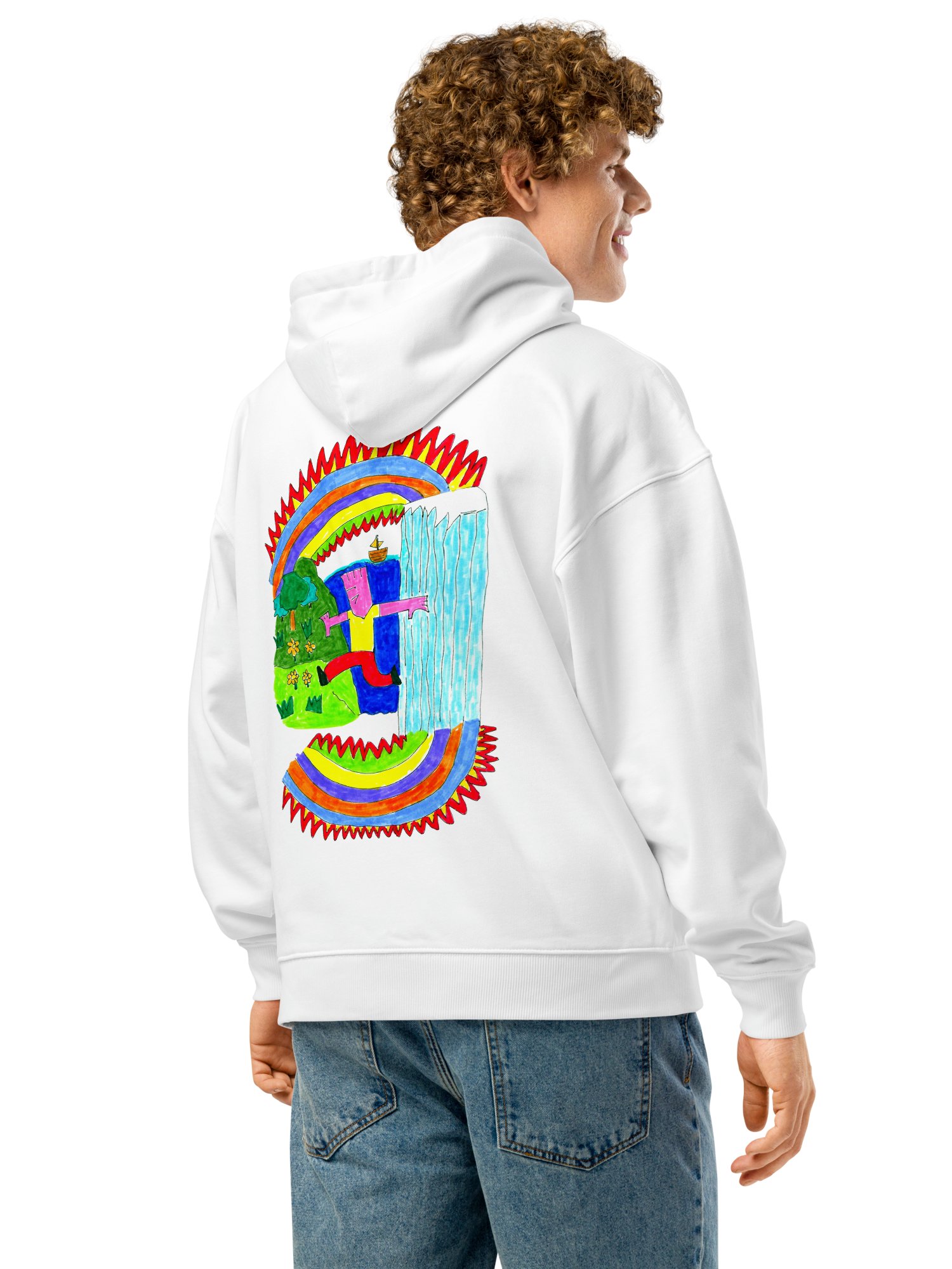 Abstract Lands Beyond Relaxed Hoodie product image (61)