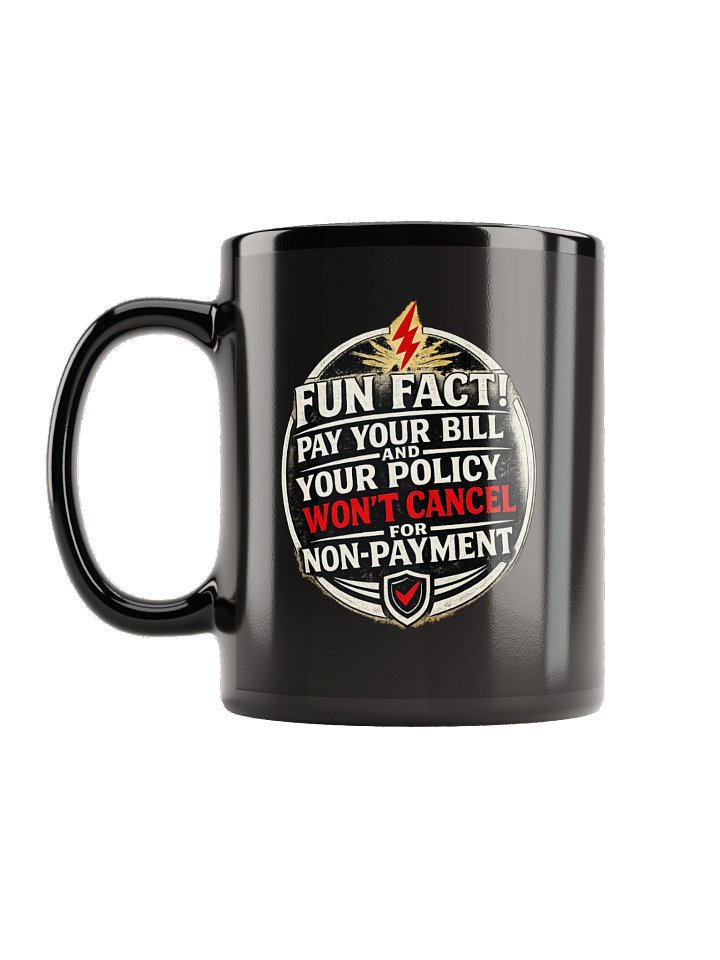 Fun Fact Insurance Policy Mug product image (2)