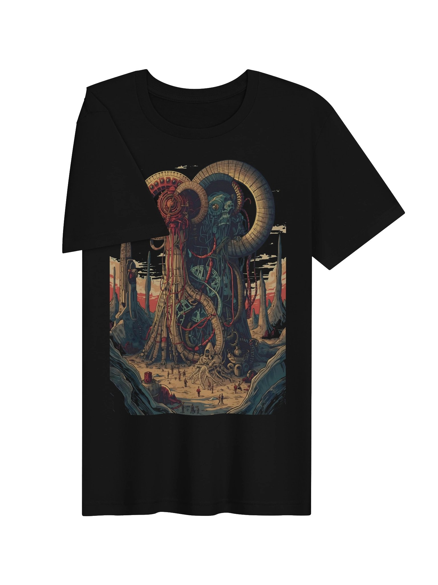 Horned Space Creature Lightweight T-Shirt product image (6)