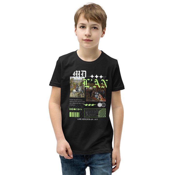 MDL'AN GBV Awareness Kids T-Shirt product image (1)
